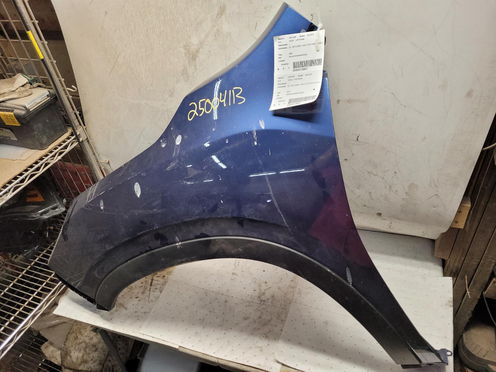 Fender for Subaru vehicles