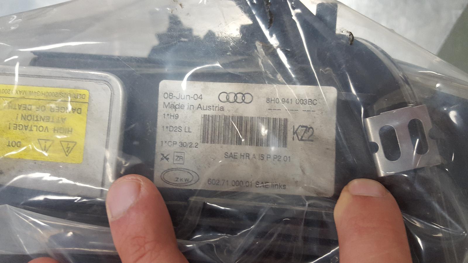 Headlight Assembly for Audi vehicles