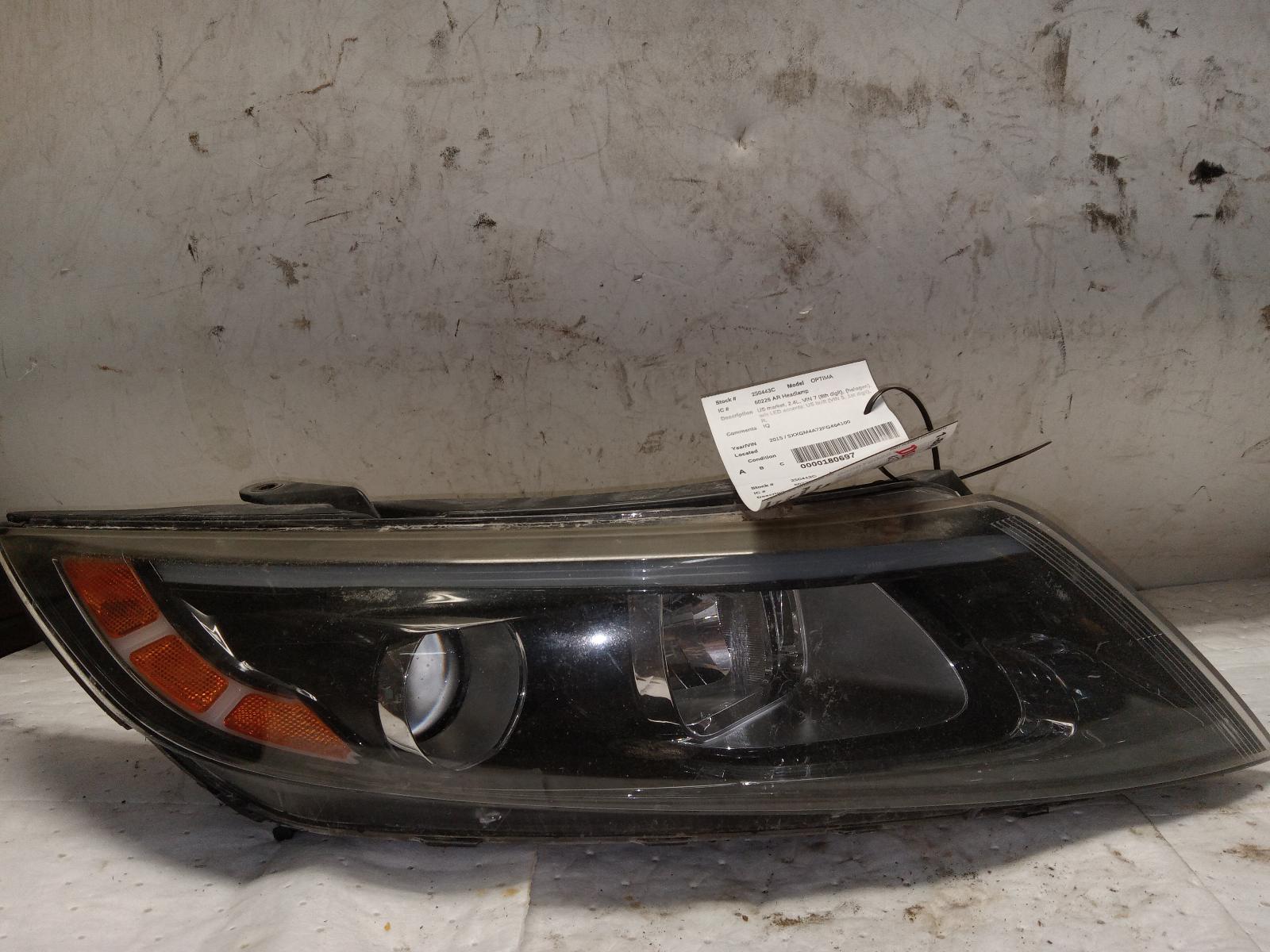 Headlight Assembly for Kia vehicles