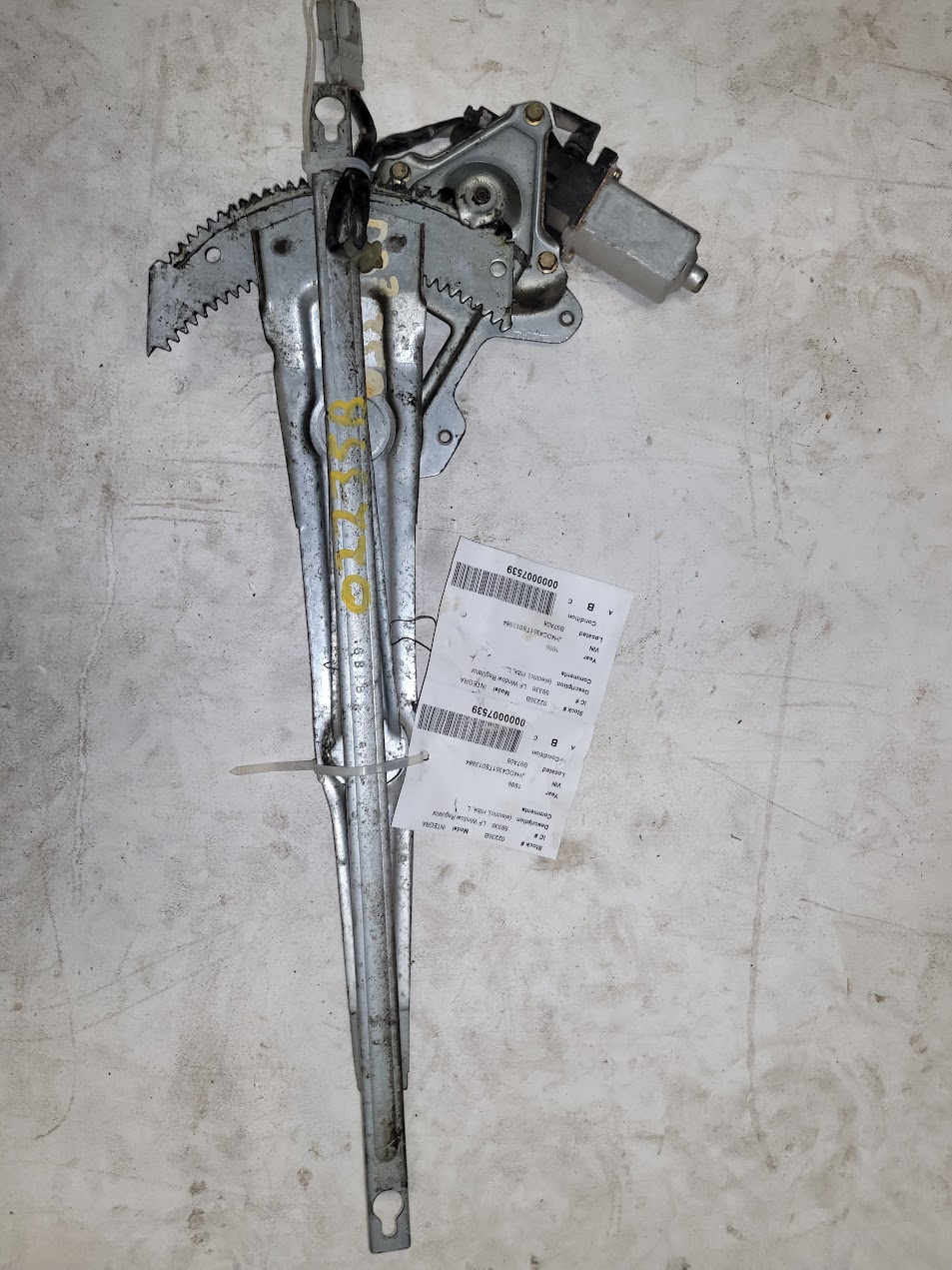 Front Door Window Regulator for Acura vehicles