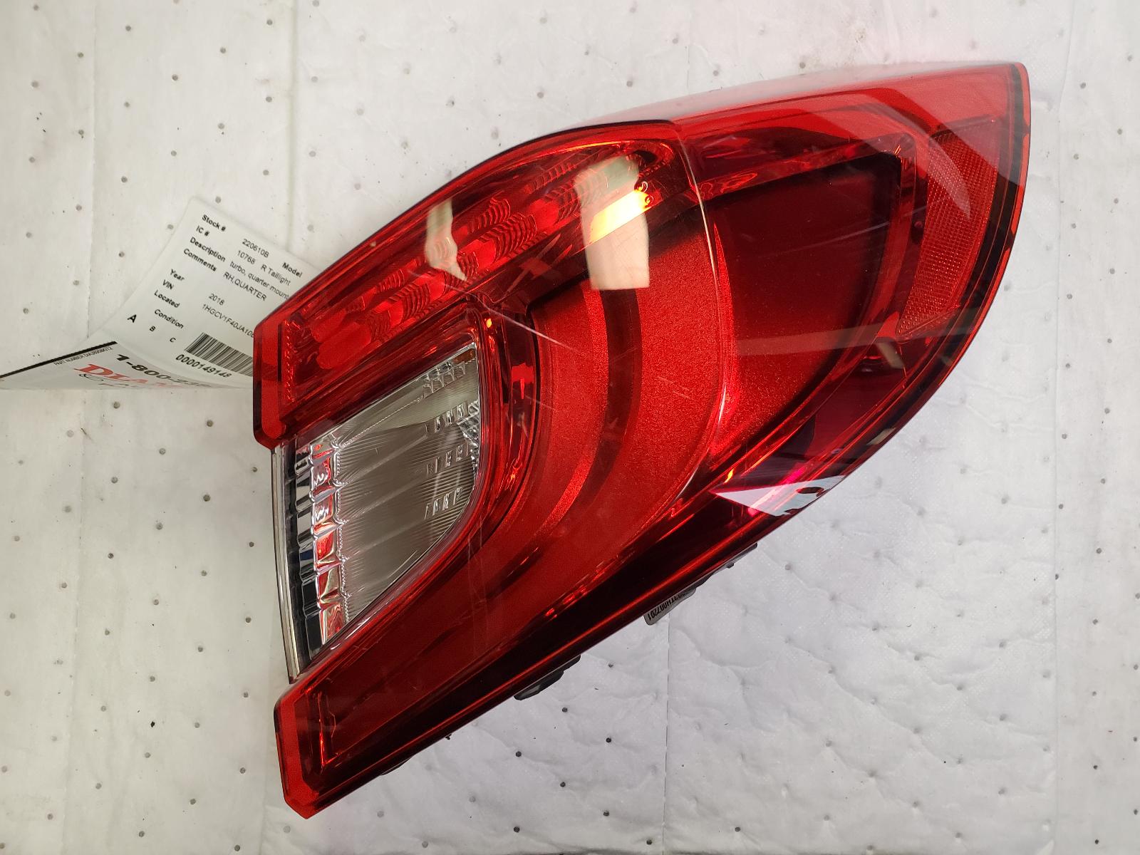 Taillight Assembly for Honda vehicles