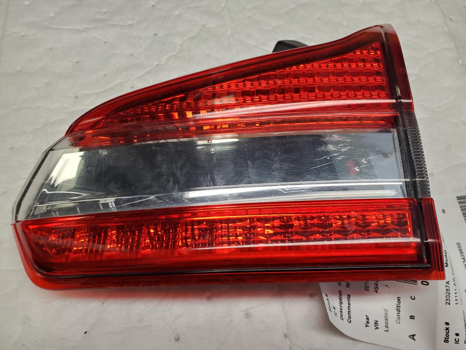 Taillight Assembly for Subaru vehicles
