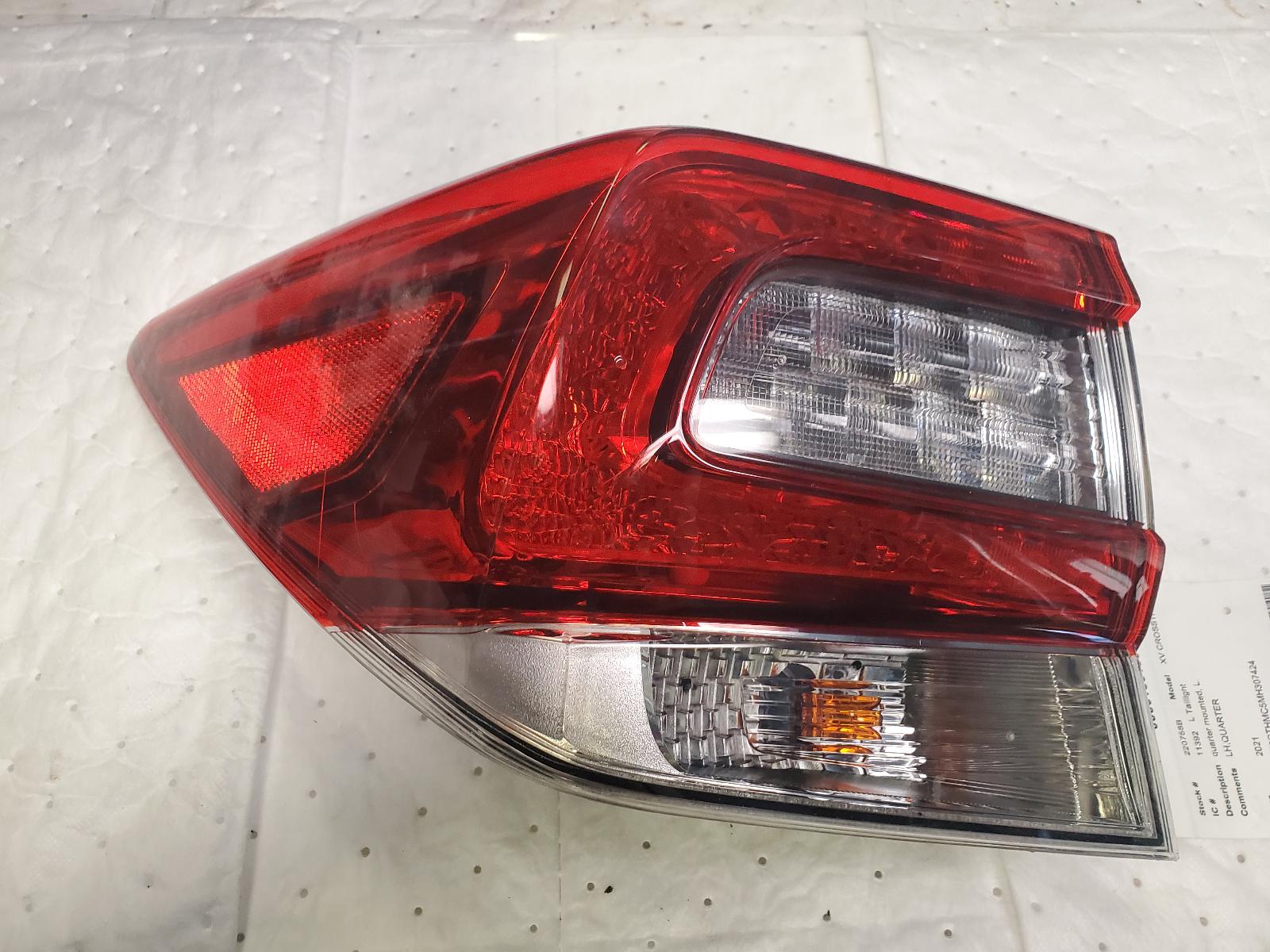 Taillight Assembly for Subaru vehicles