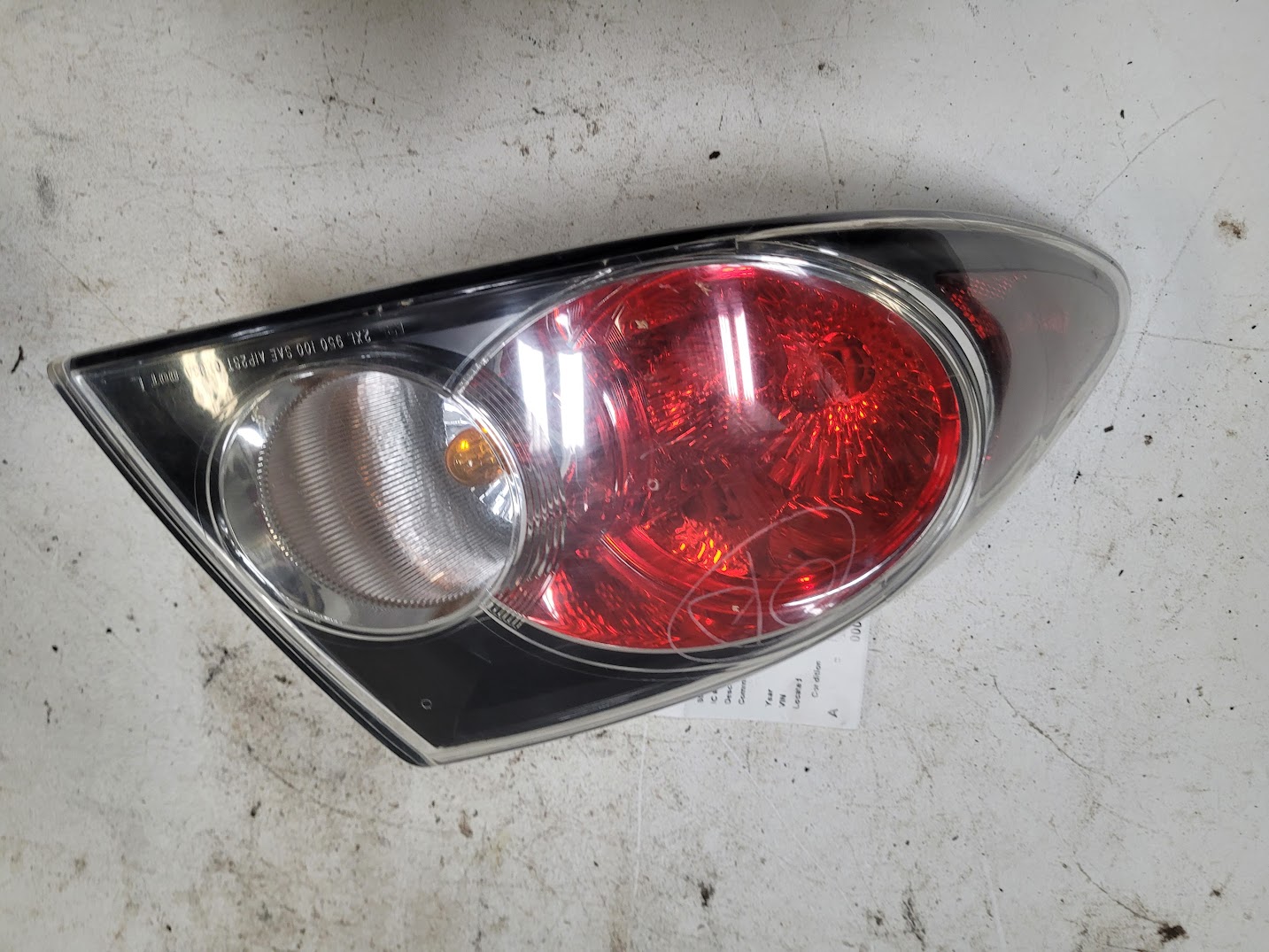 Taillight Assembly for Mazda vehicles