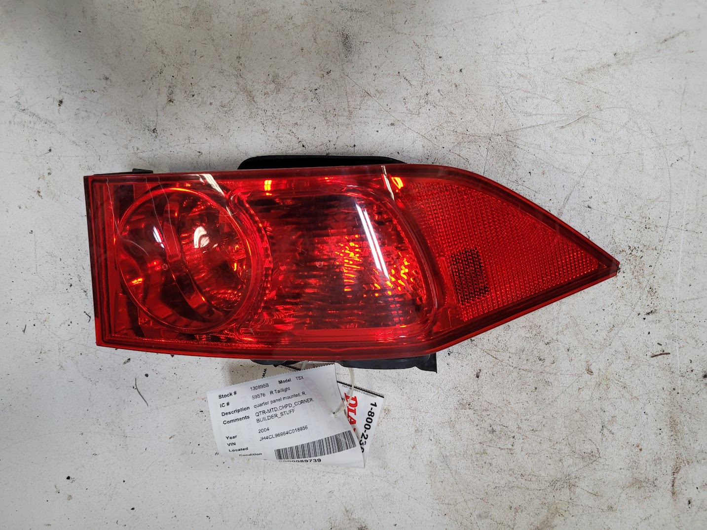 Taillight Assembly for Acura vehicles