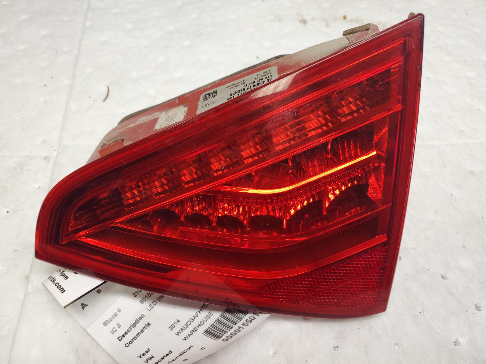 Taillight Assembly for Audi vehicles