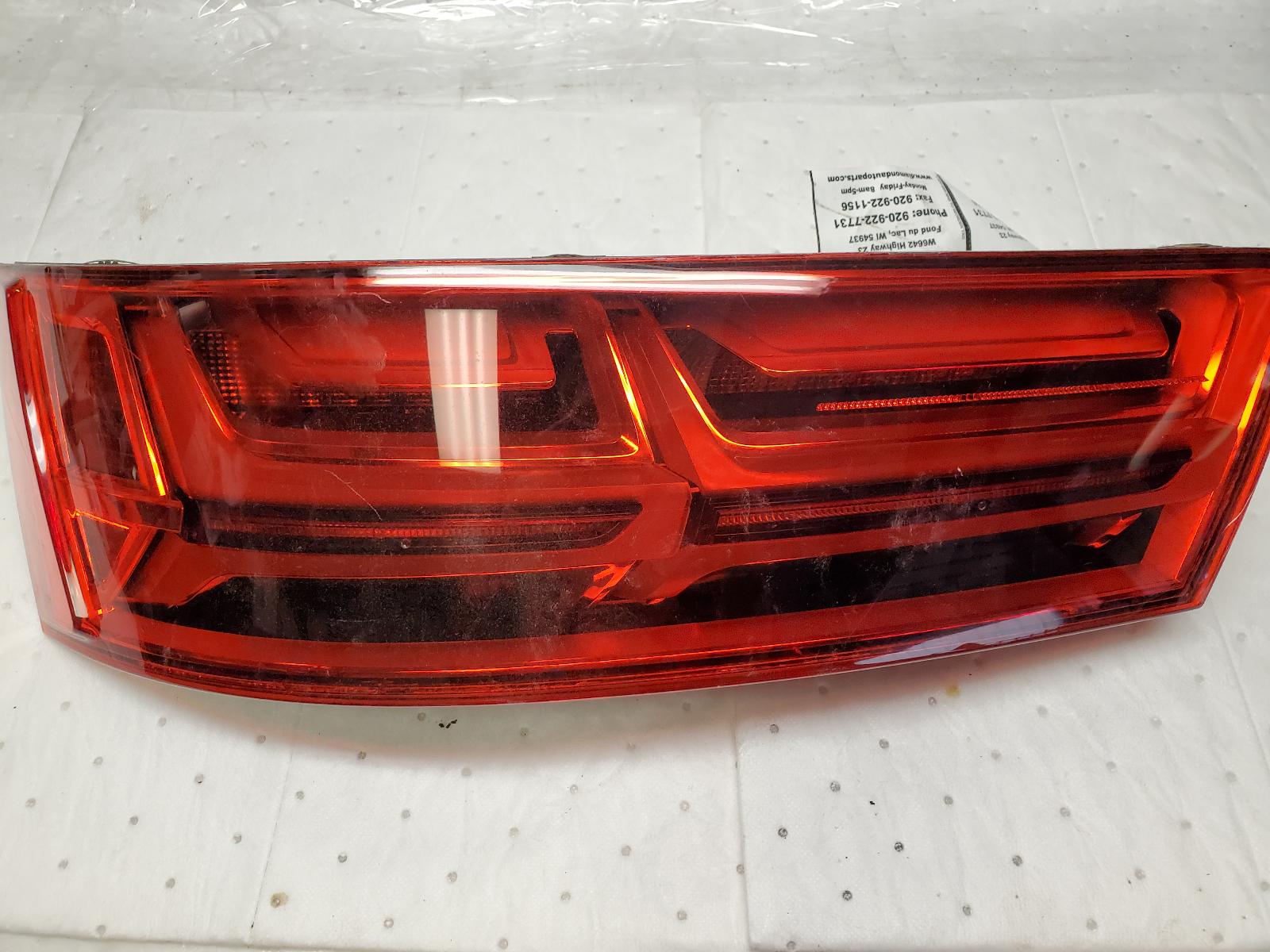 Taillight Assembly for Audi vehicles