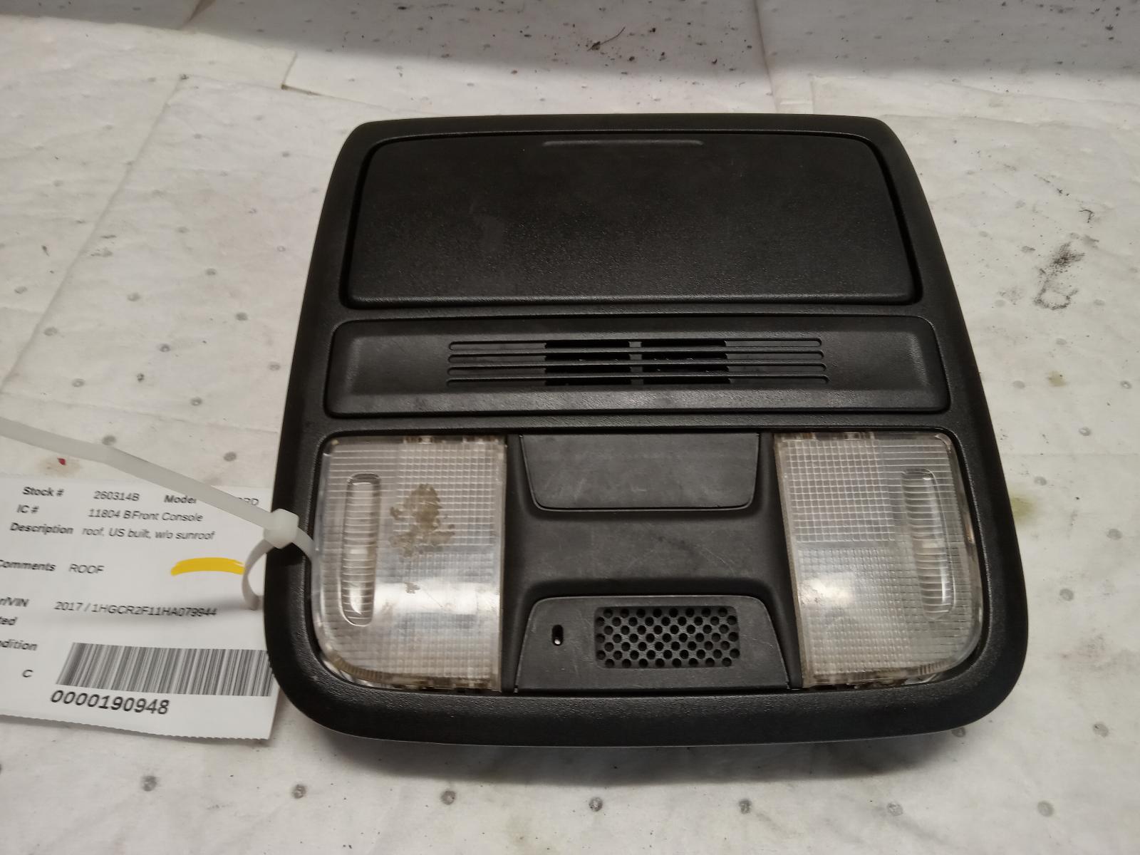 Front Console for Honda vehicles