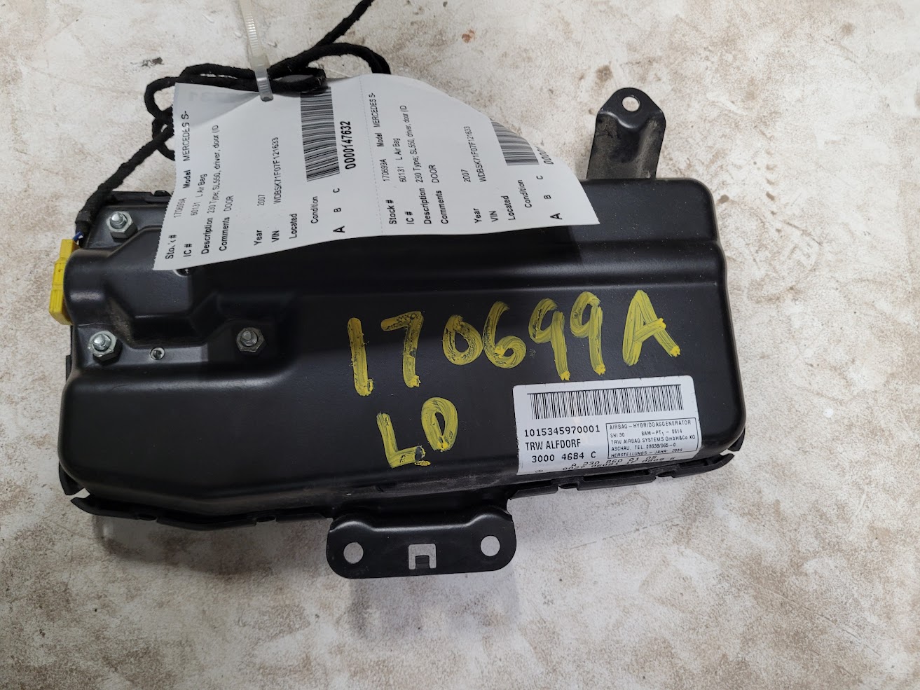 Air Bag for Mercedes-Benz vehicles