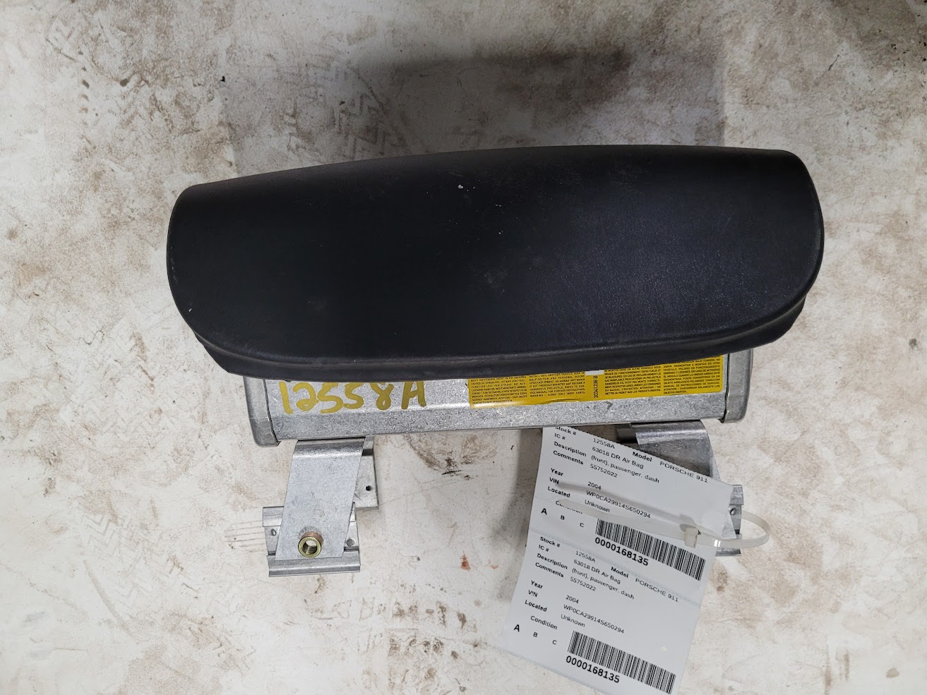 Air Bag for Porsche vehicles