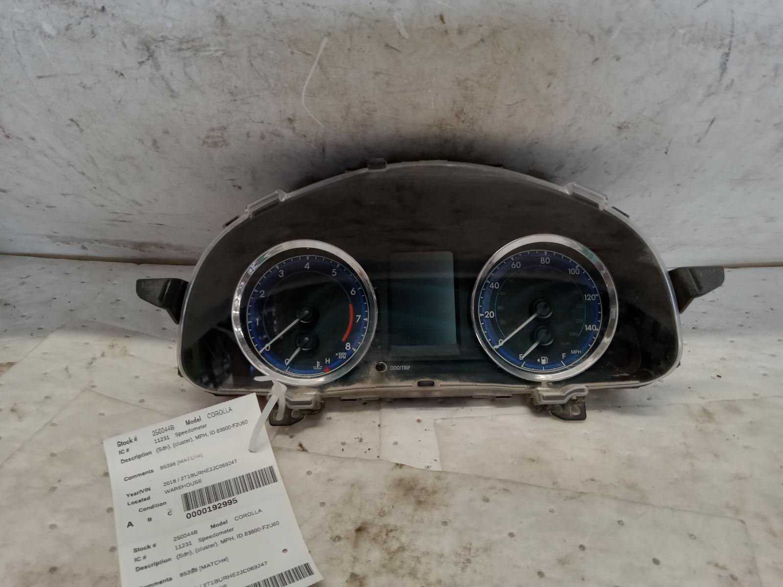 Speedometer Cluster for Toyota vehicles