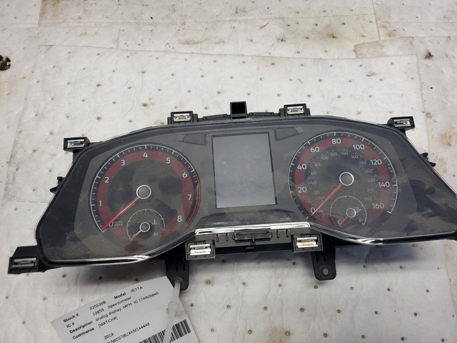 Speedometer Cluster for Volkswagen vehicles