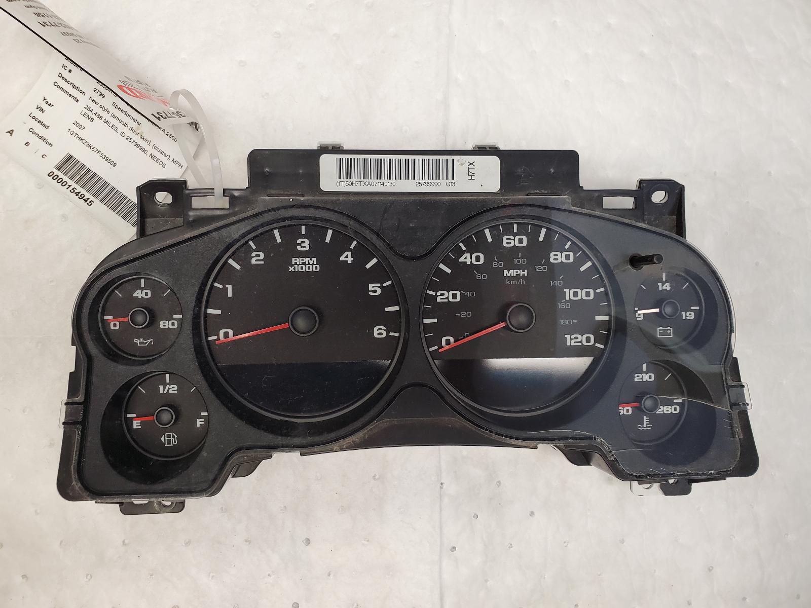 Speedometer Cluster for Chevrolet and GMC vehicles