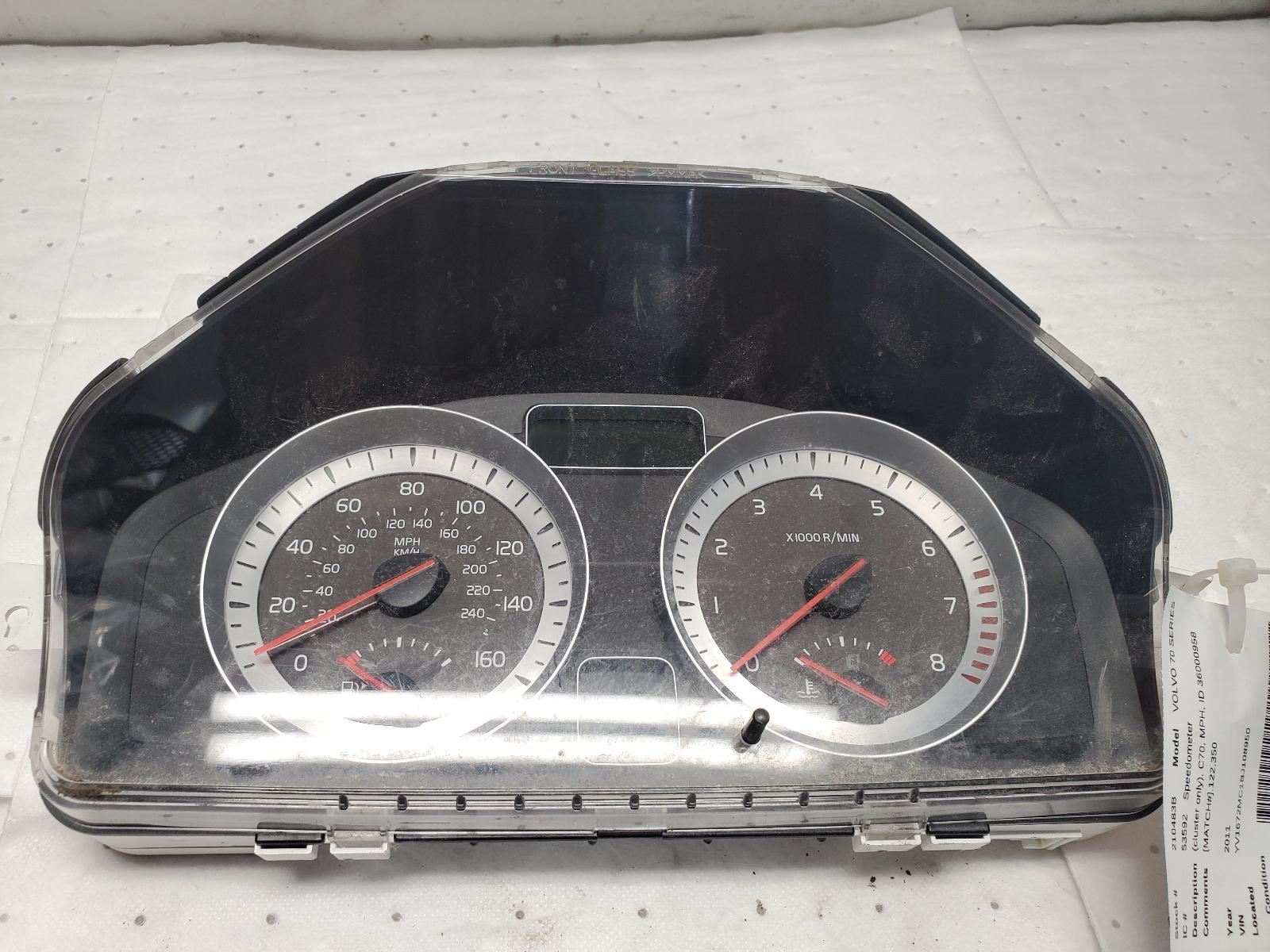 Speedometer Cluster for Volvo vehicles