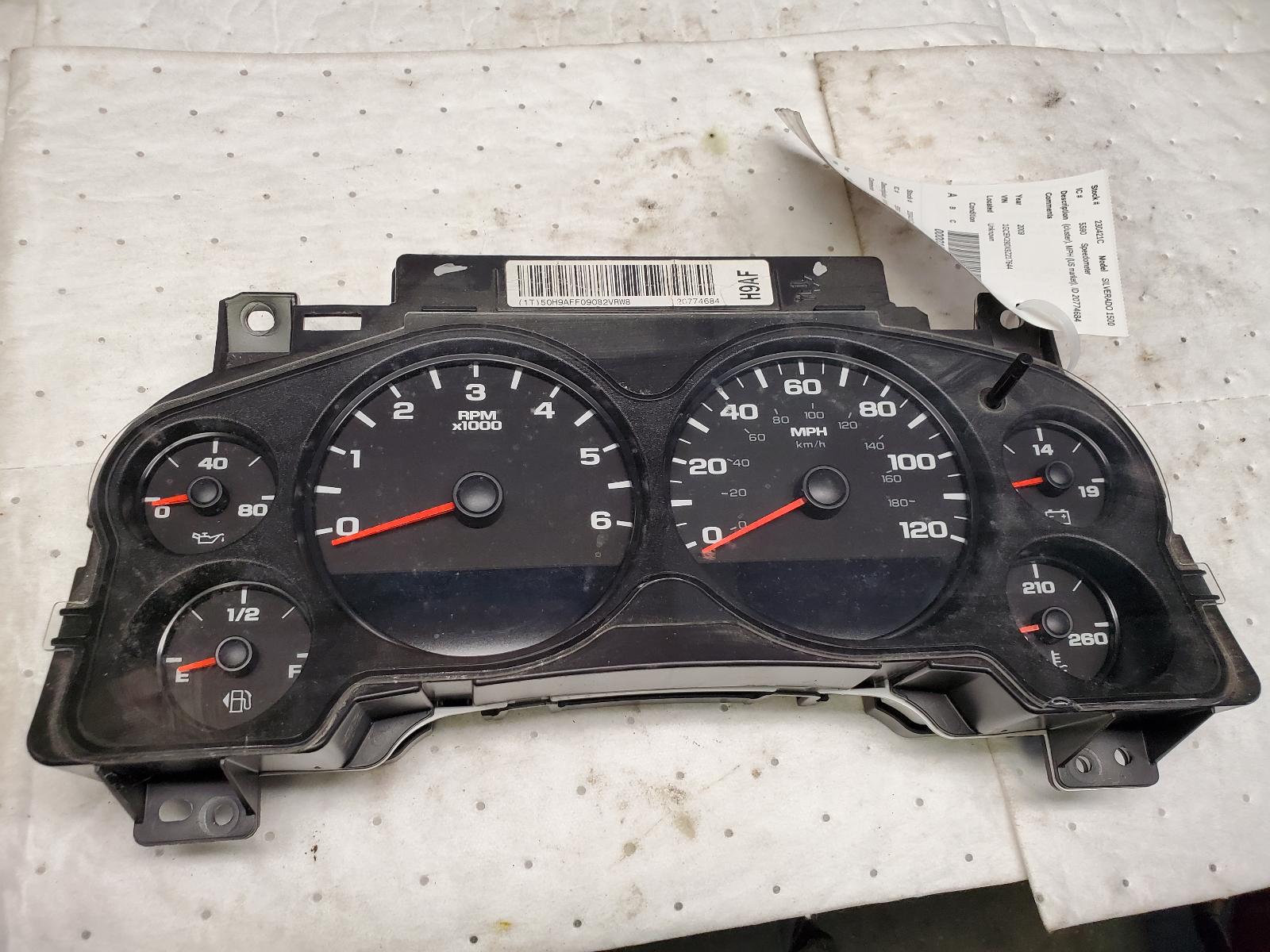 Speedometer Cluster for GMC and Chevrolet vehicles