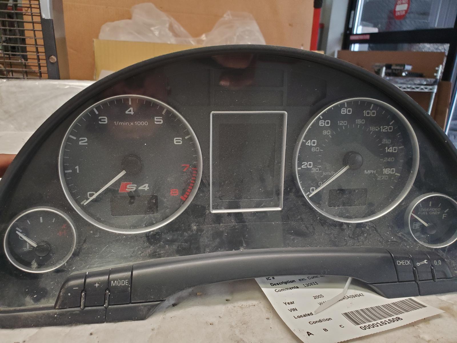 Speedometer Cluster for Audi vehicles