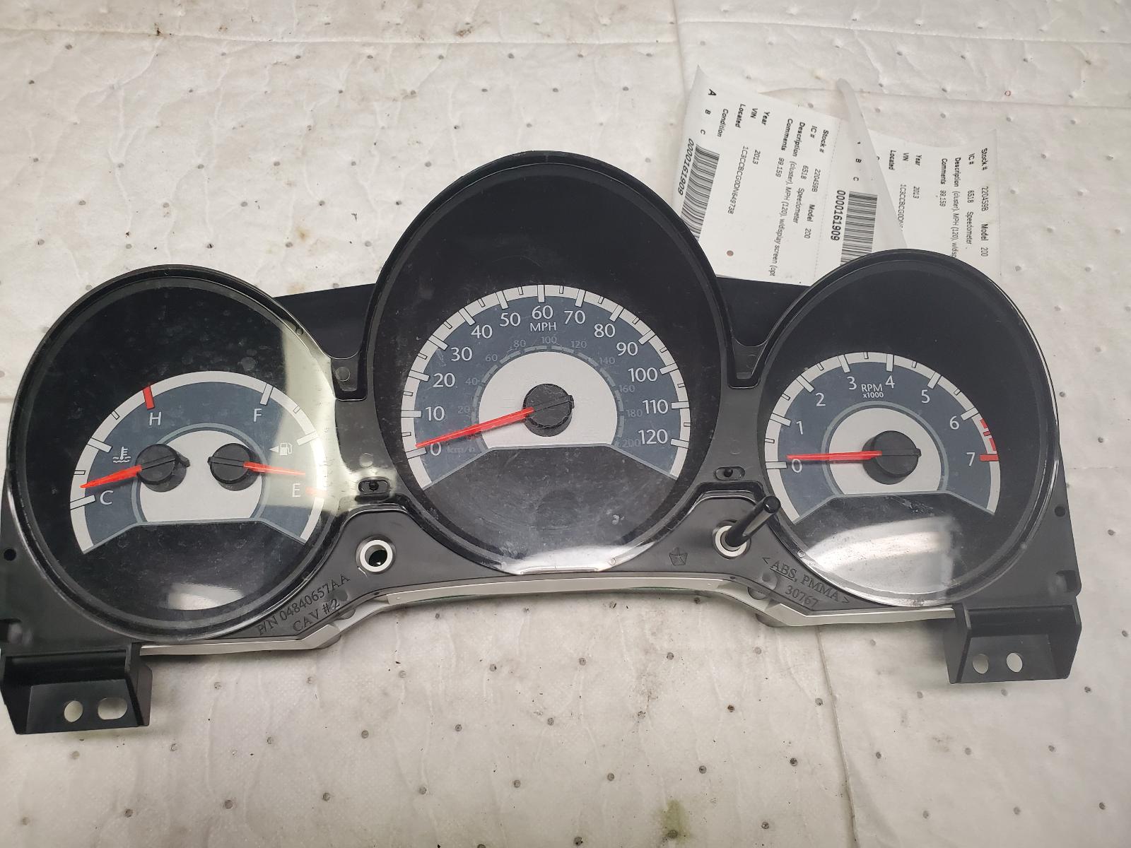 Speedometer Cluster for Chrysler vehicles
