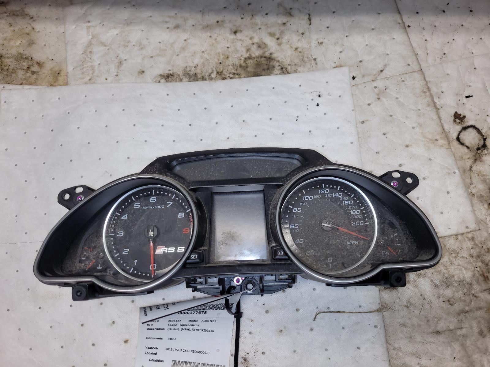 Speedometer Cluster for Audi vehicles