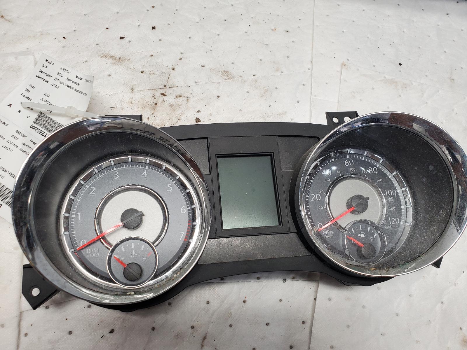 Speedometer Cluster for Chrysler vehicles