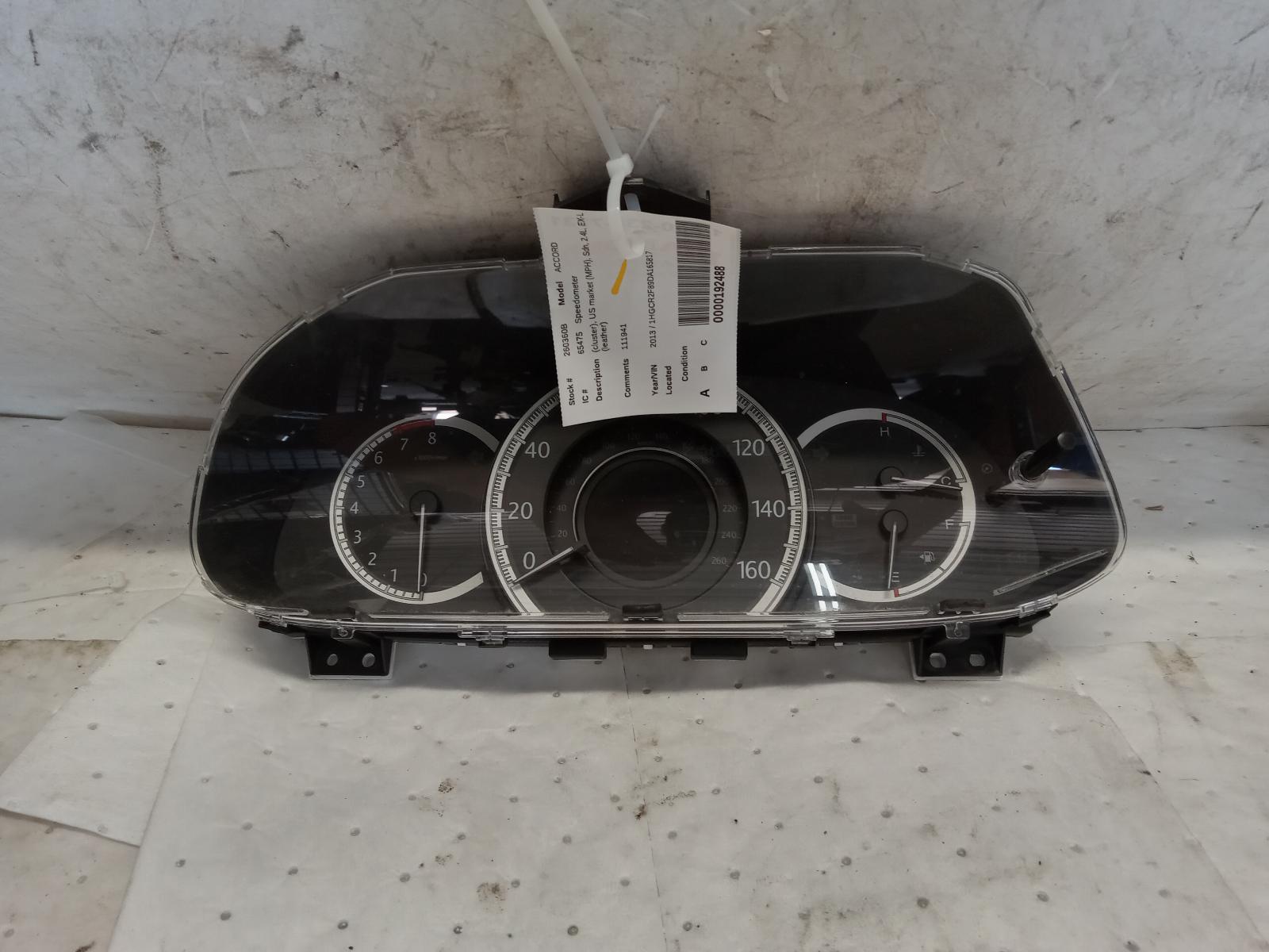 Speedometer Cluster for Honda vehicles