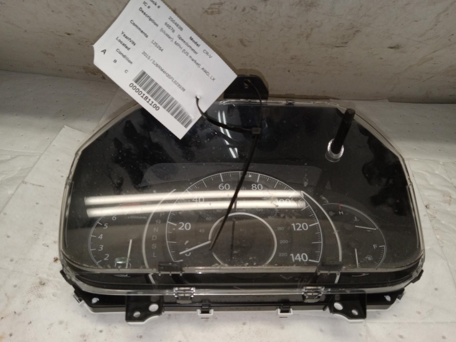 Speedometer Cluster for Honda vehicles