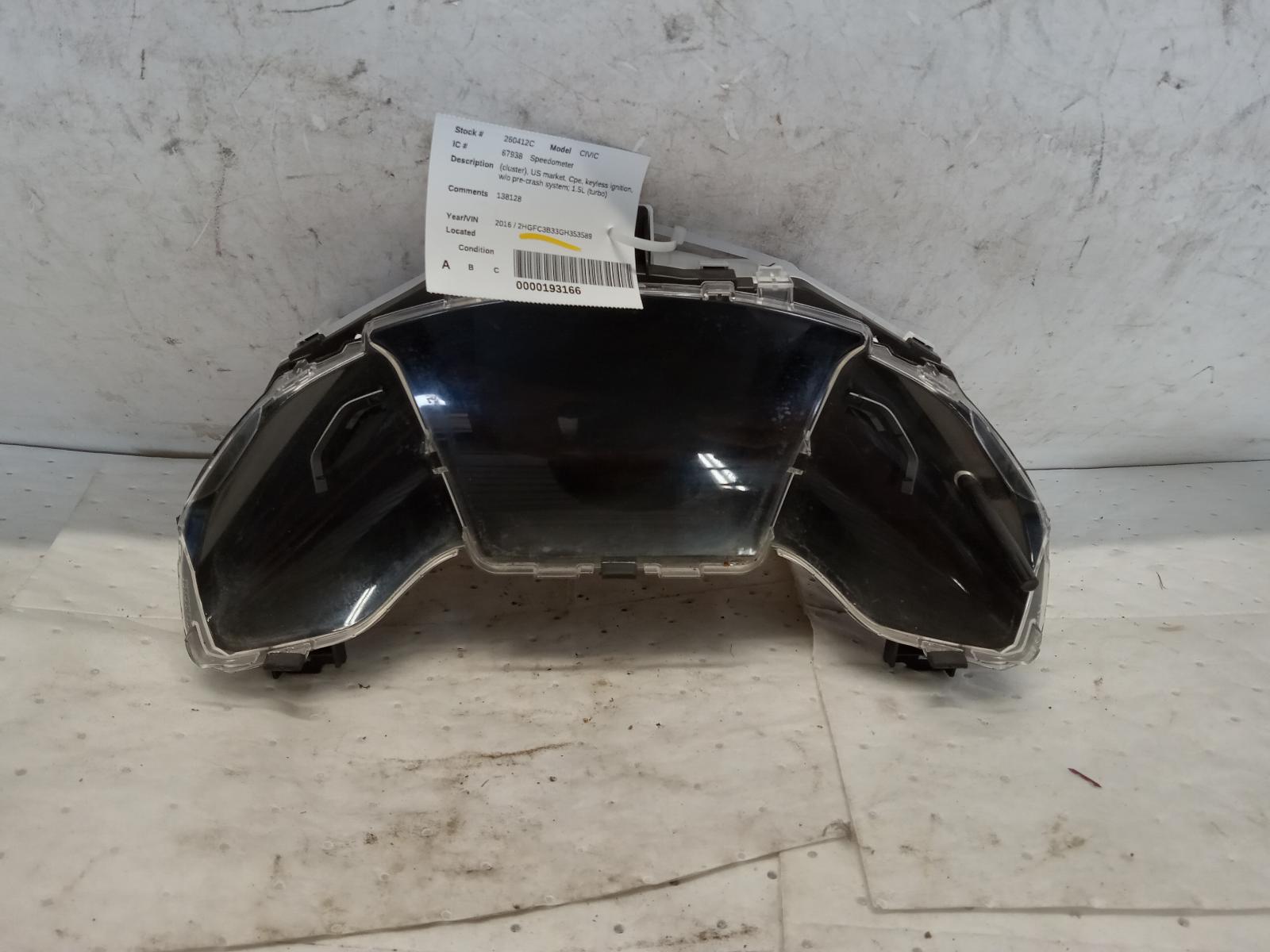 Speedometer Cluster for Honda vehicles