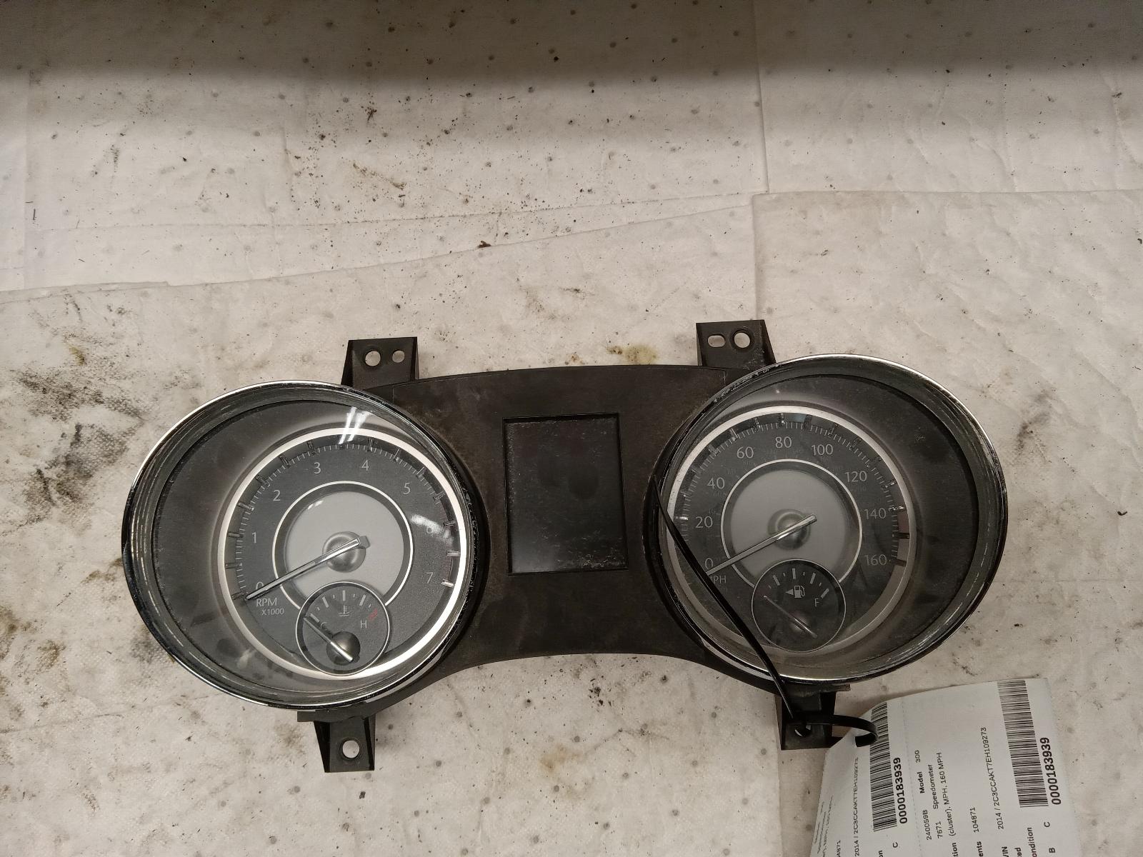 Speedometer Cluster for Chrysler vehicles