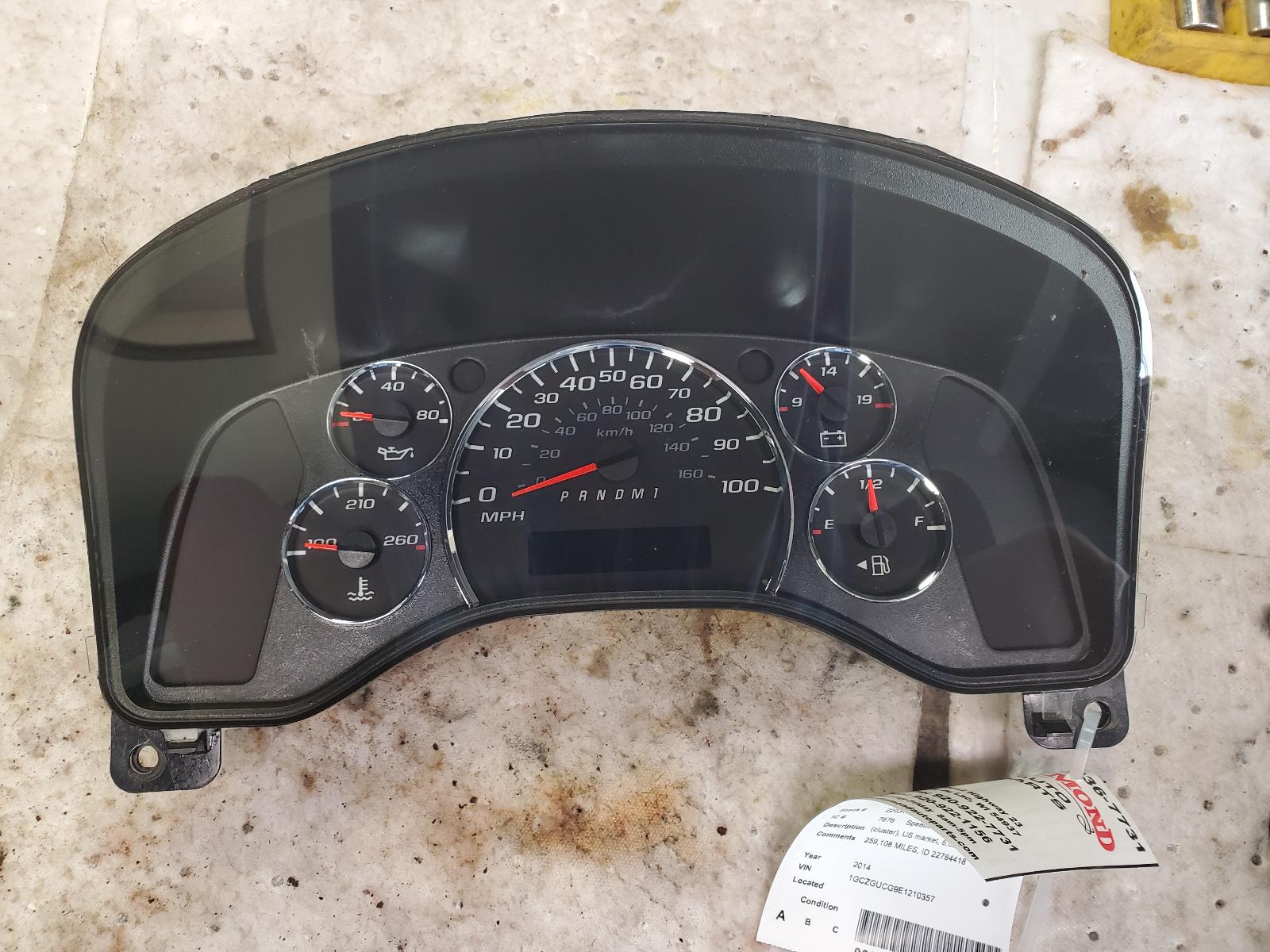 Speedometer Cluster for Chevrolet and GMC vehicles