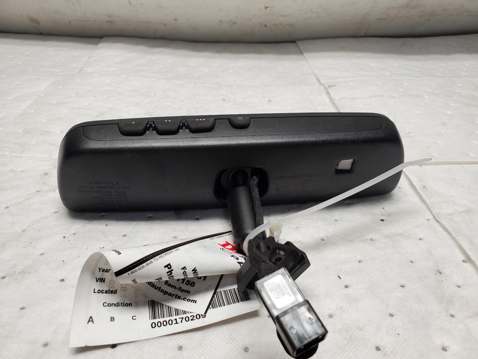 Interior Mirror for Toyota, Subaru and Lexus vehicles