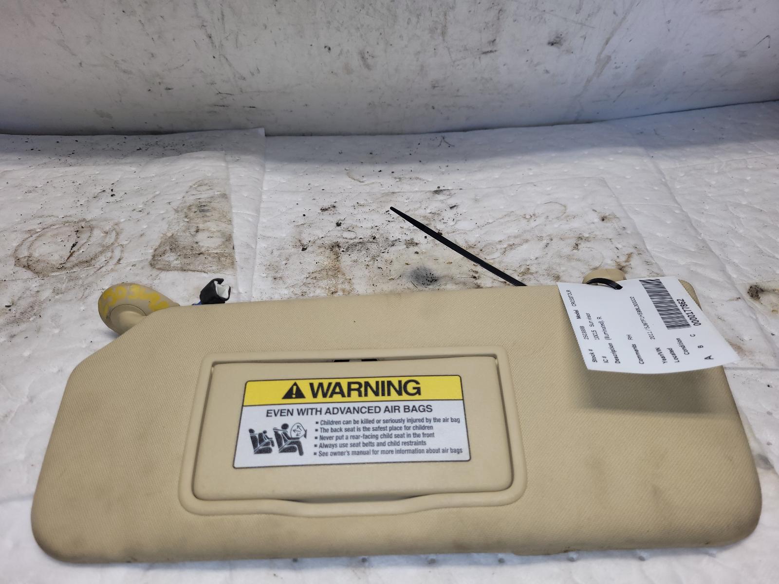 Sun Visor for Honda vehicles