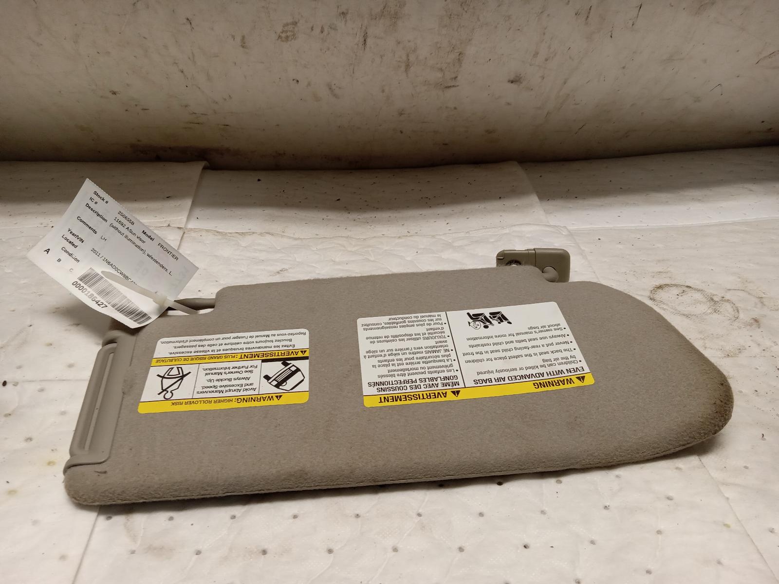 Sun Visor for Nissan vehicles
