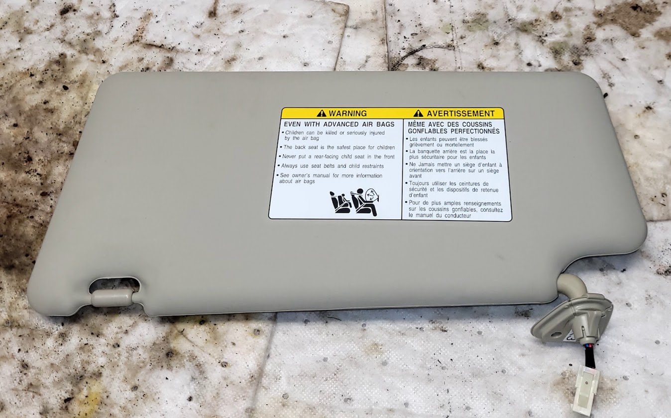 Sun Visor for Nissan vehicles