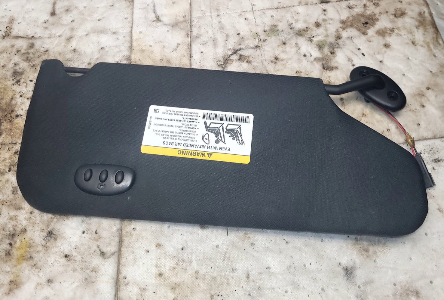 Sun Visor for Chrysler and Dodge vehicles