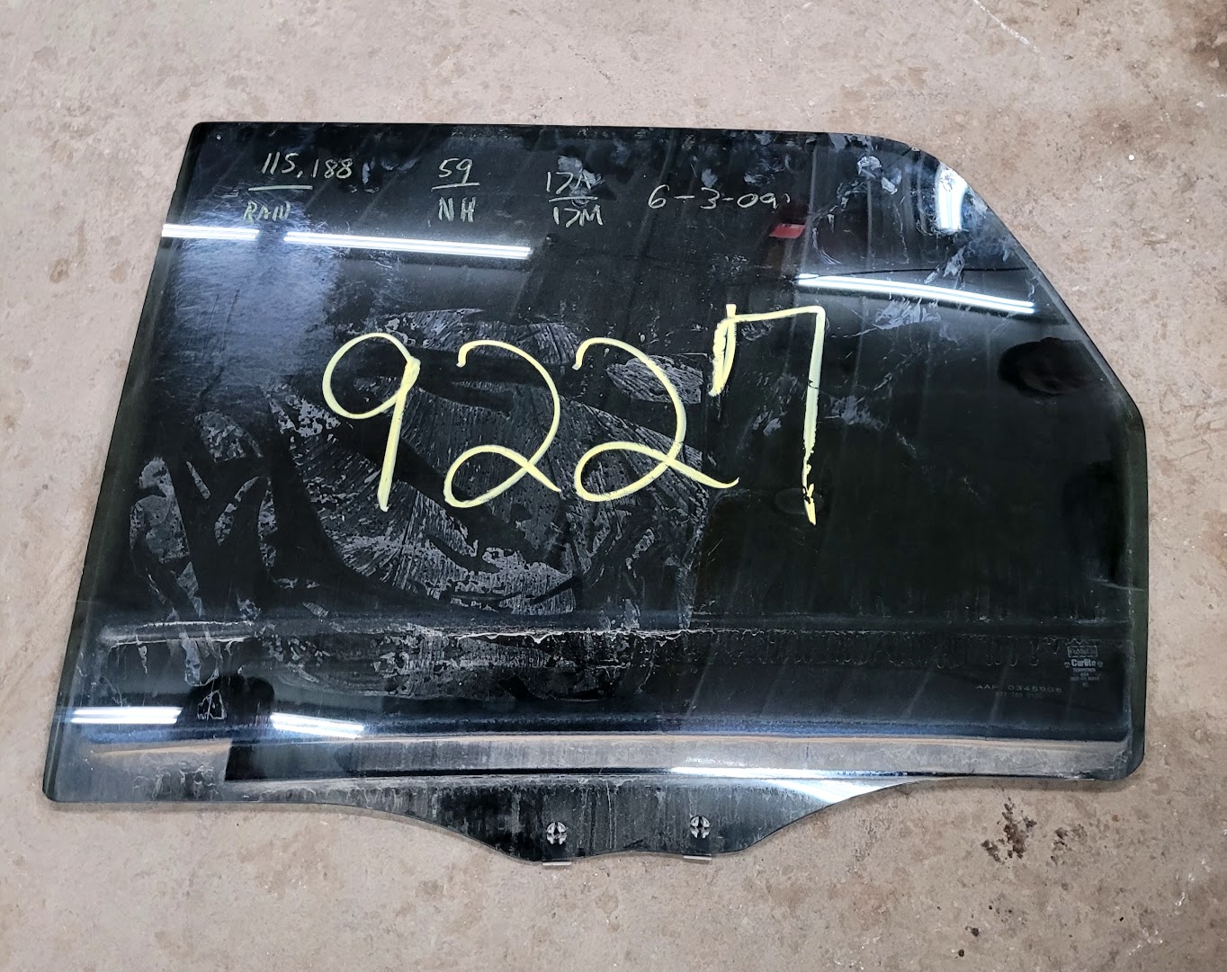 Rear Door Glass for Mazda, Ford and Mercury vehicles