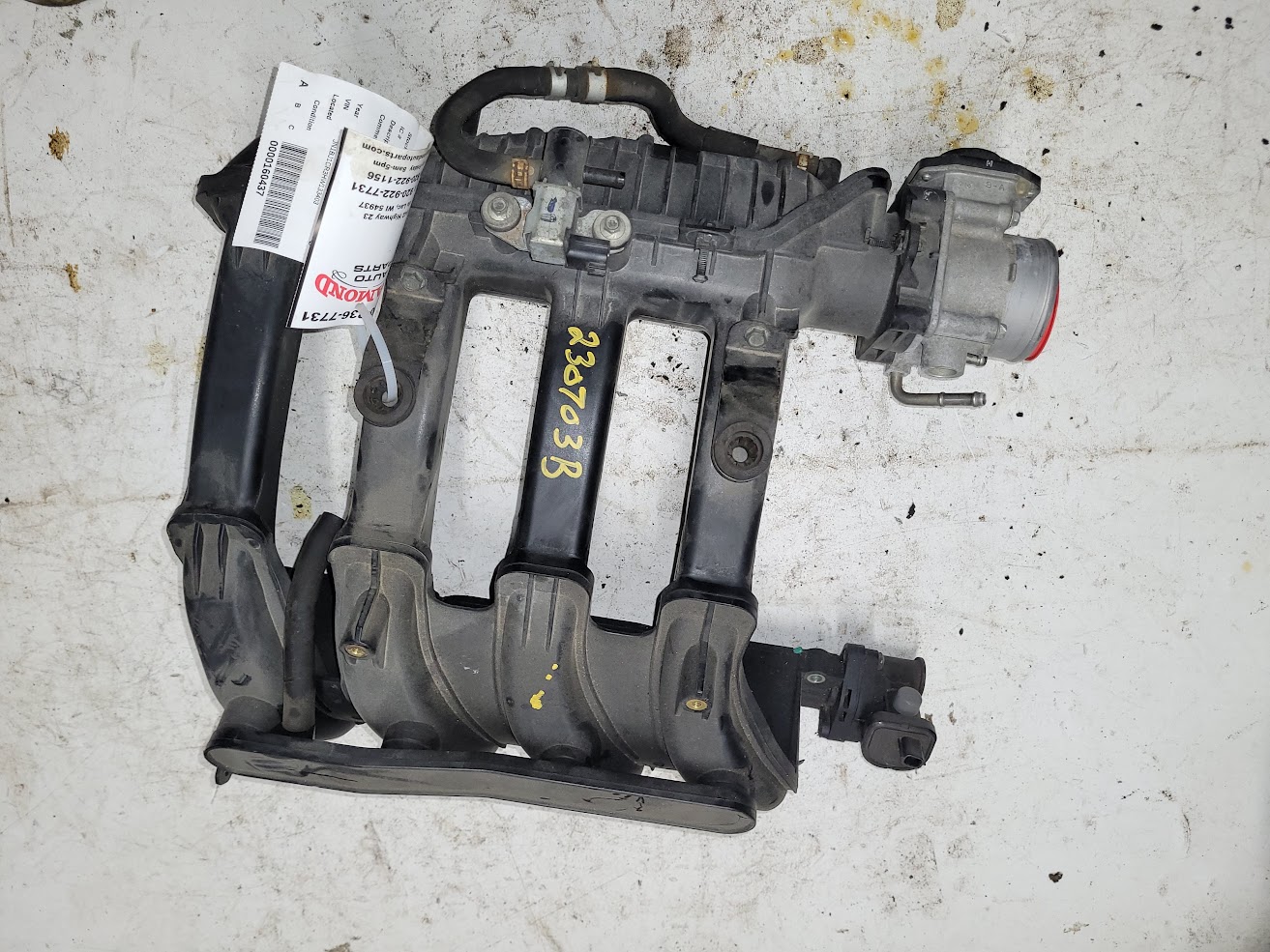 Intake Manifold for Nissan vehicles