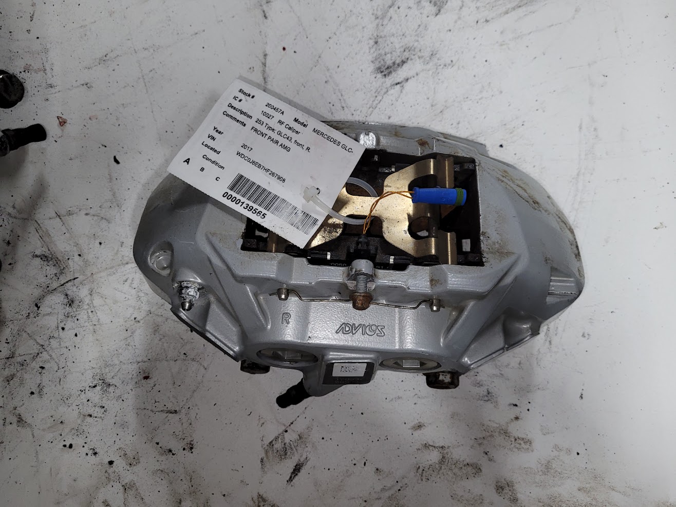 Caliper for Mercedes-Benz vehicles