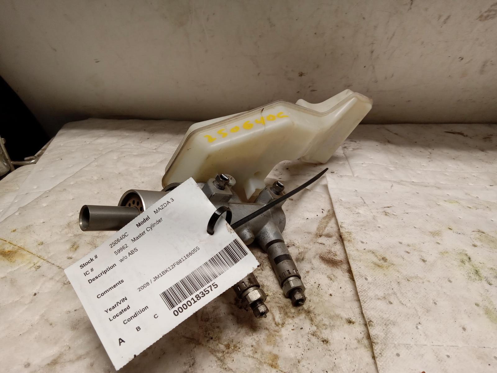 Master Cylinder for Mazda vehicles