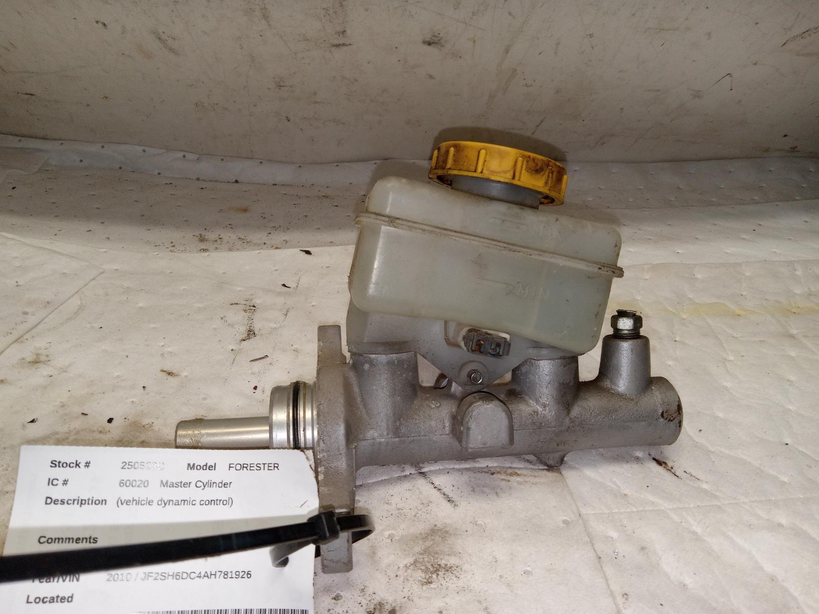 Master Cylinder for Subaru vehicles