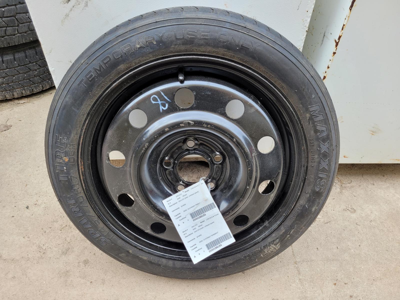 Wheel for Lincoln, Ford and Mercury vehicles