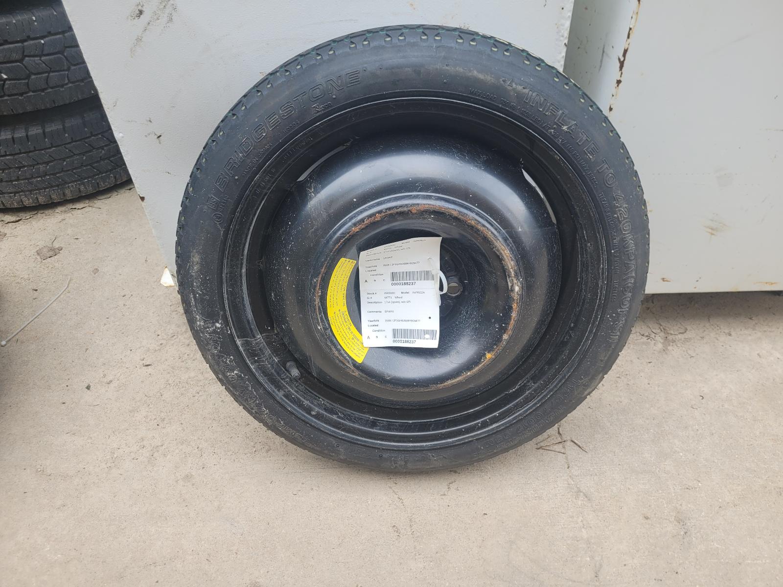 Wheel for Subaru vehicles