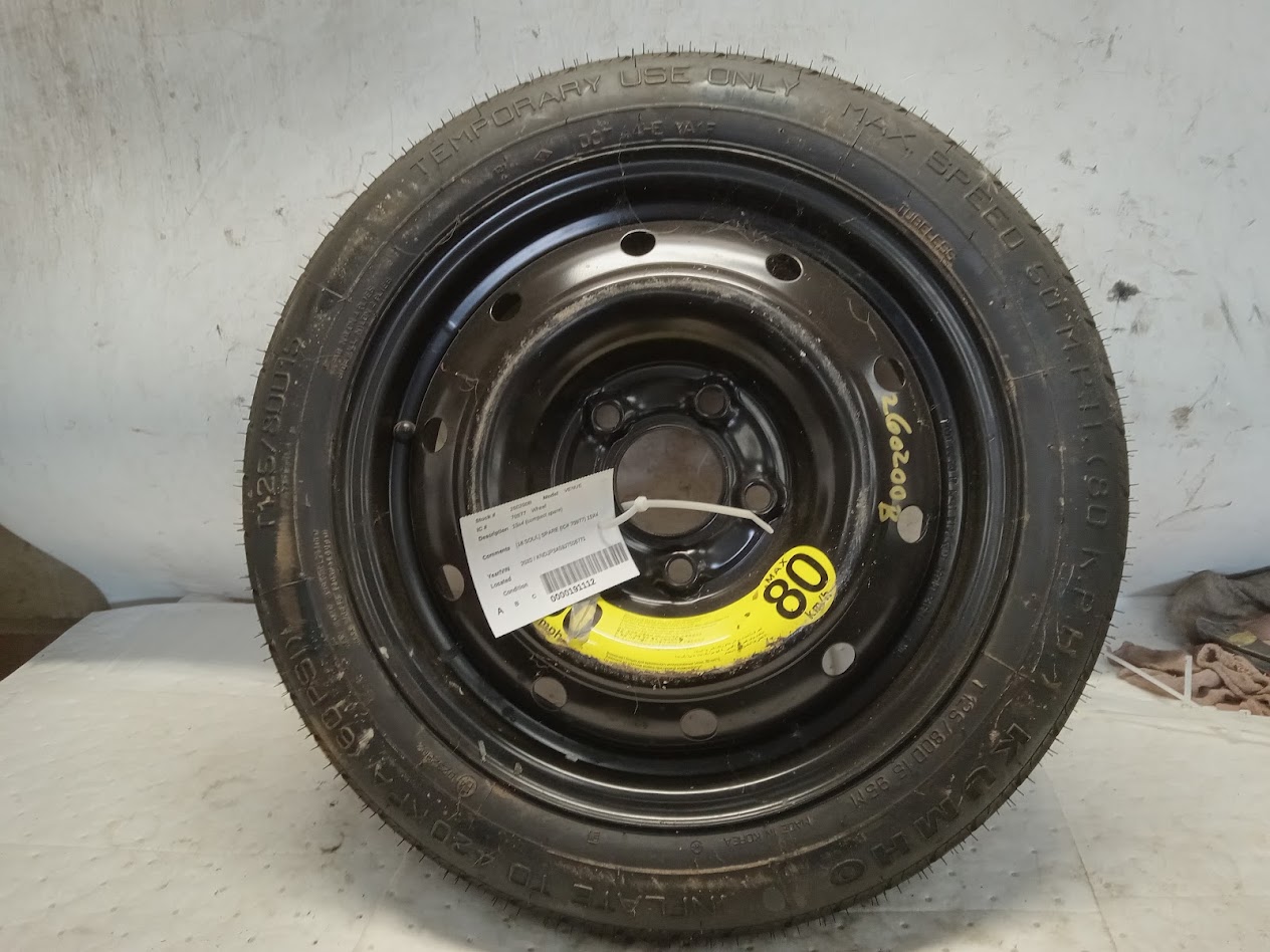 Wheel for Hyundai vehicles