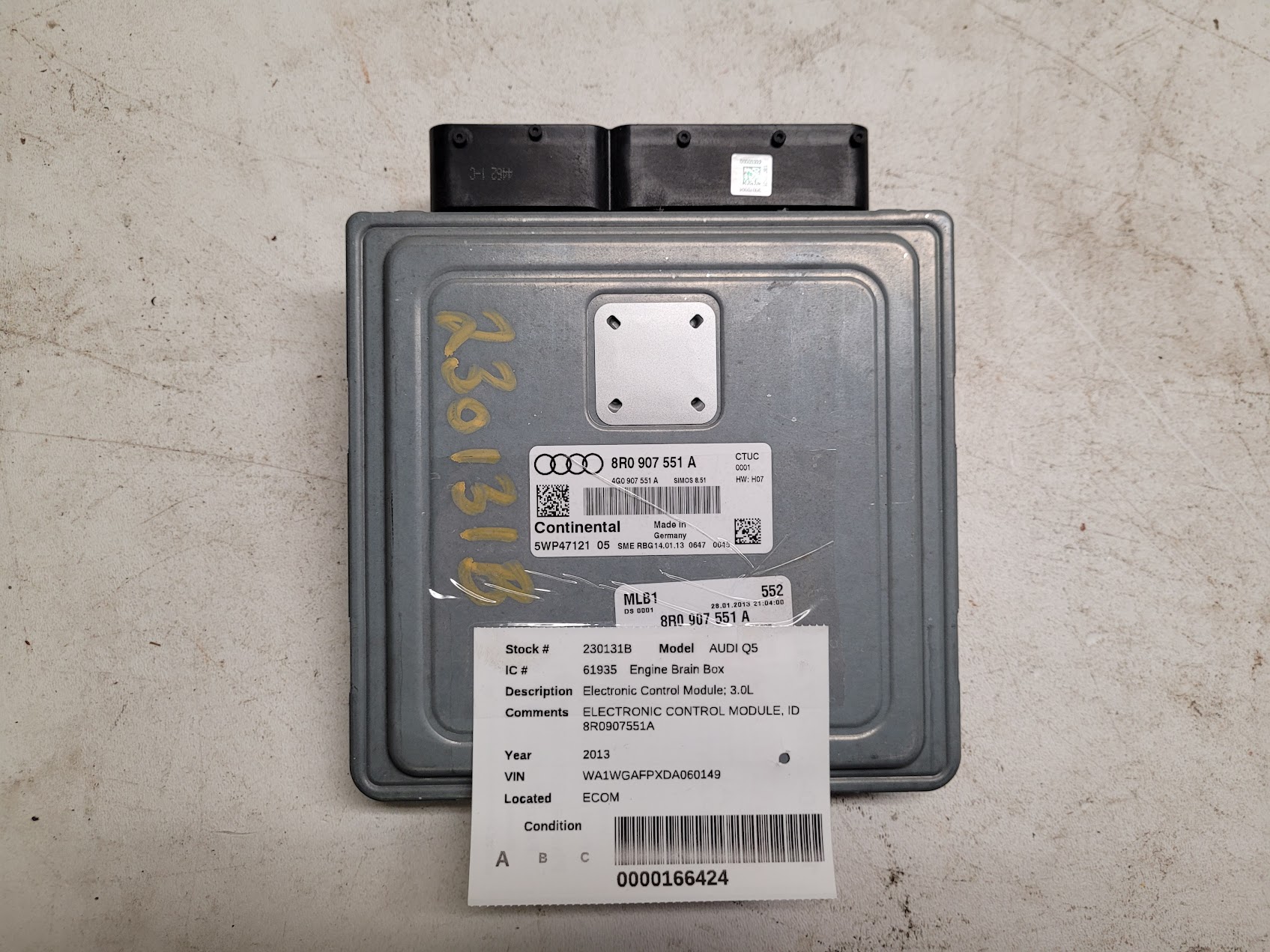 Engine Control Module for Audi vehicles