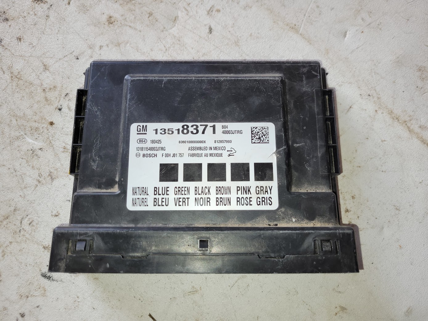 Chassis Control Module for Buick, Cadillac, Chevrolet and GMC vehicles