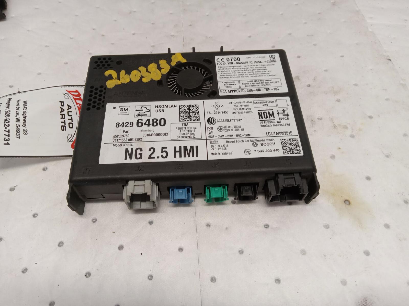 Chassis Control Module for GMC, Chevrolet, Buick and Cadillac vehicles