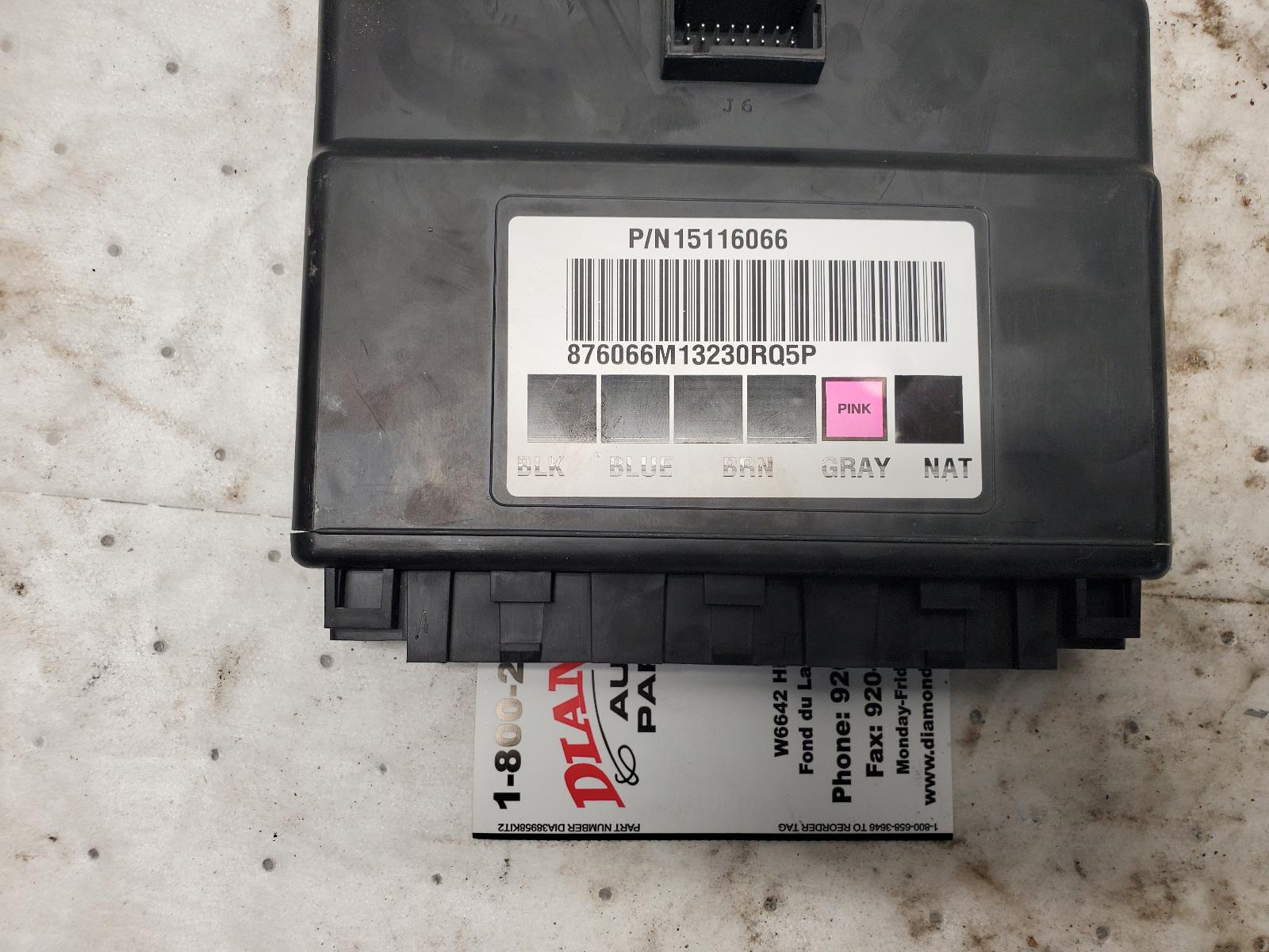 Chassis Control Module for Chevrolet, GMC, Cadillac and Hummer vehicles