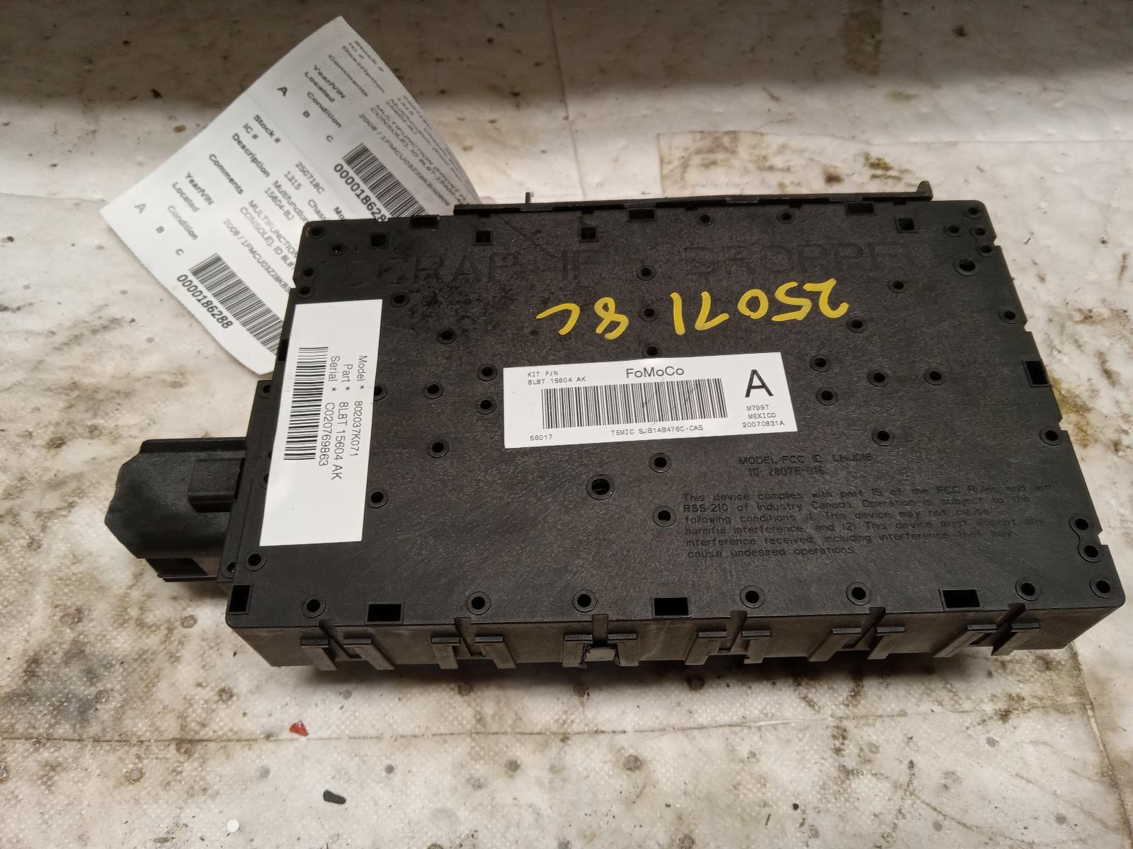 Chassis Control Module for Mercury and Ford vehicles