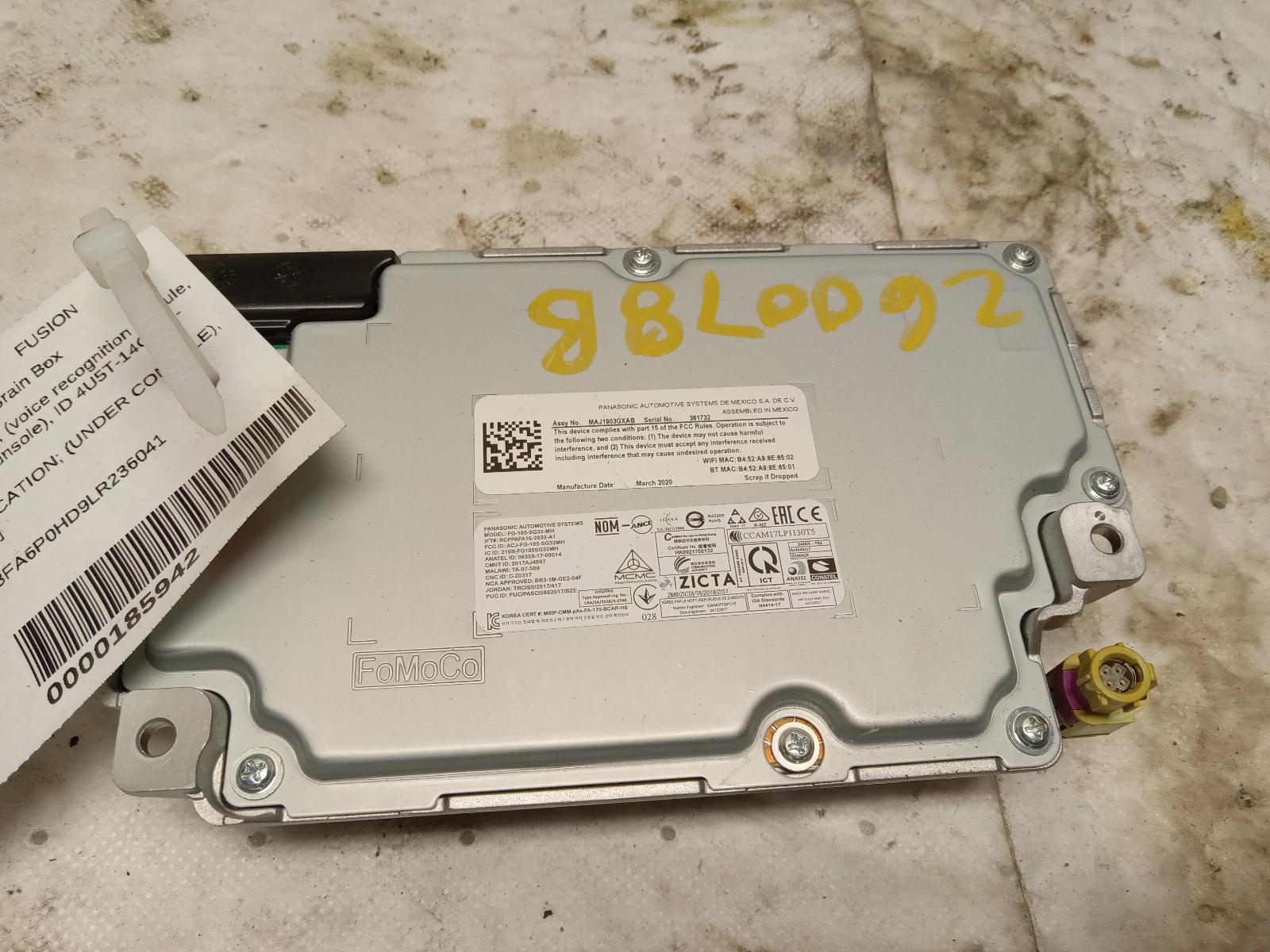 Chassis Control Module for Ford and Lincoln vehicles