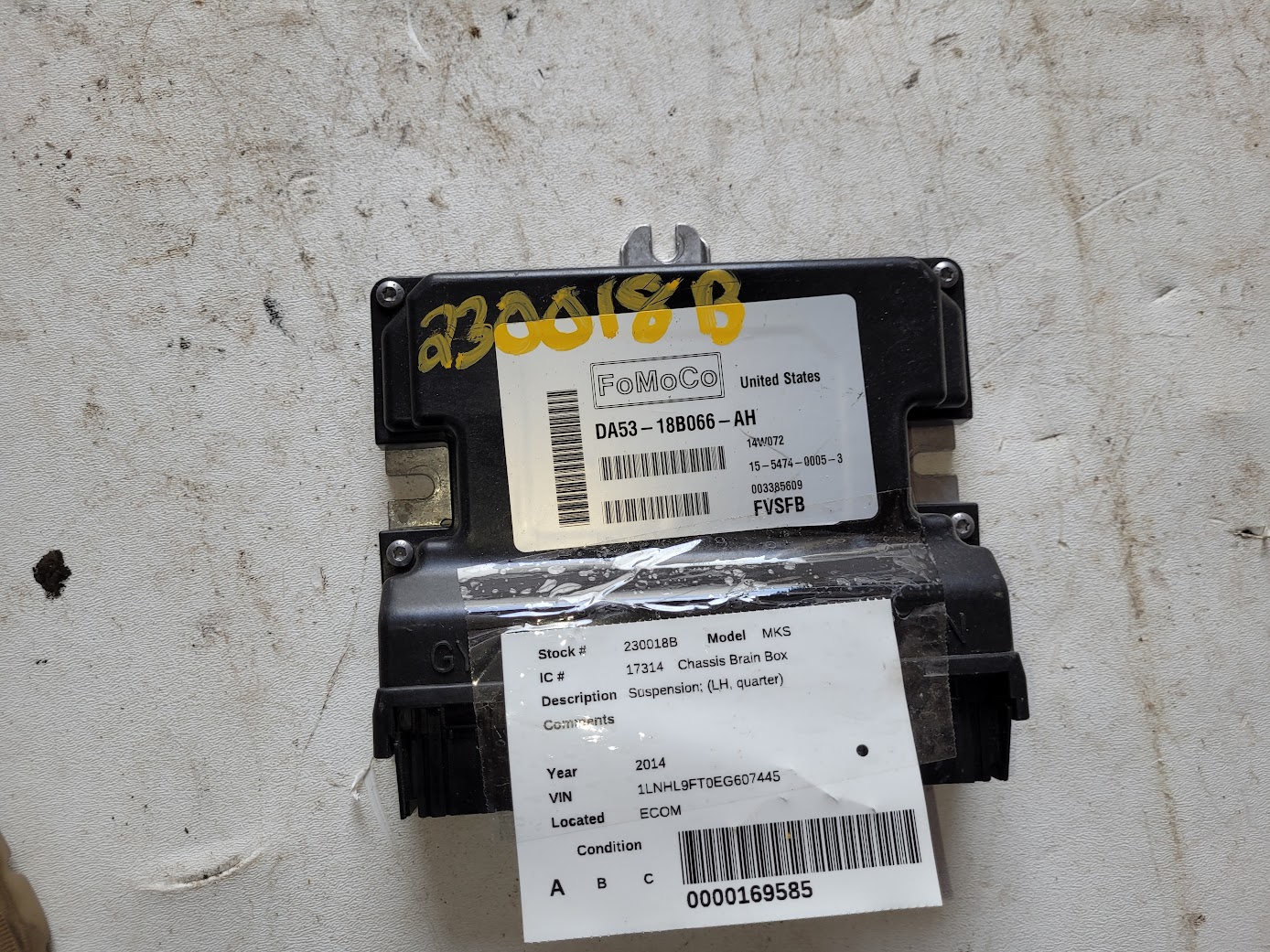 Chassis Control Module for Lincoln vehicles
