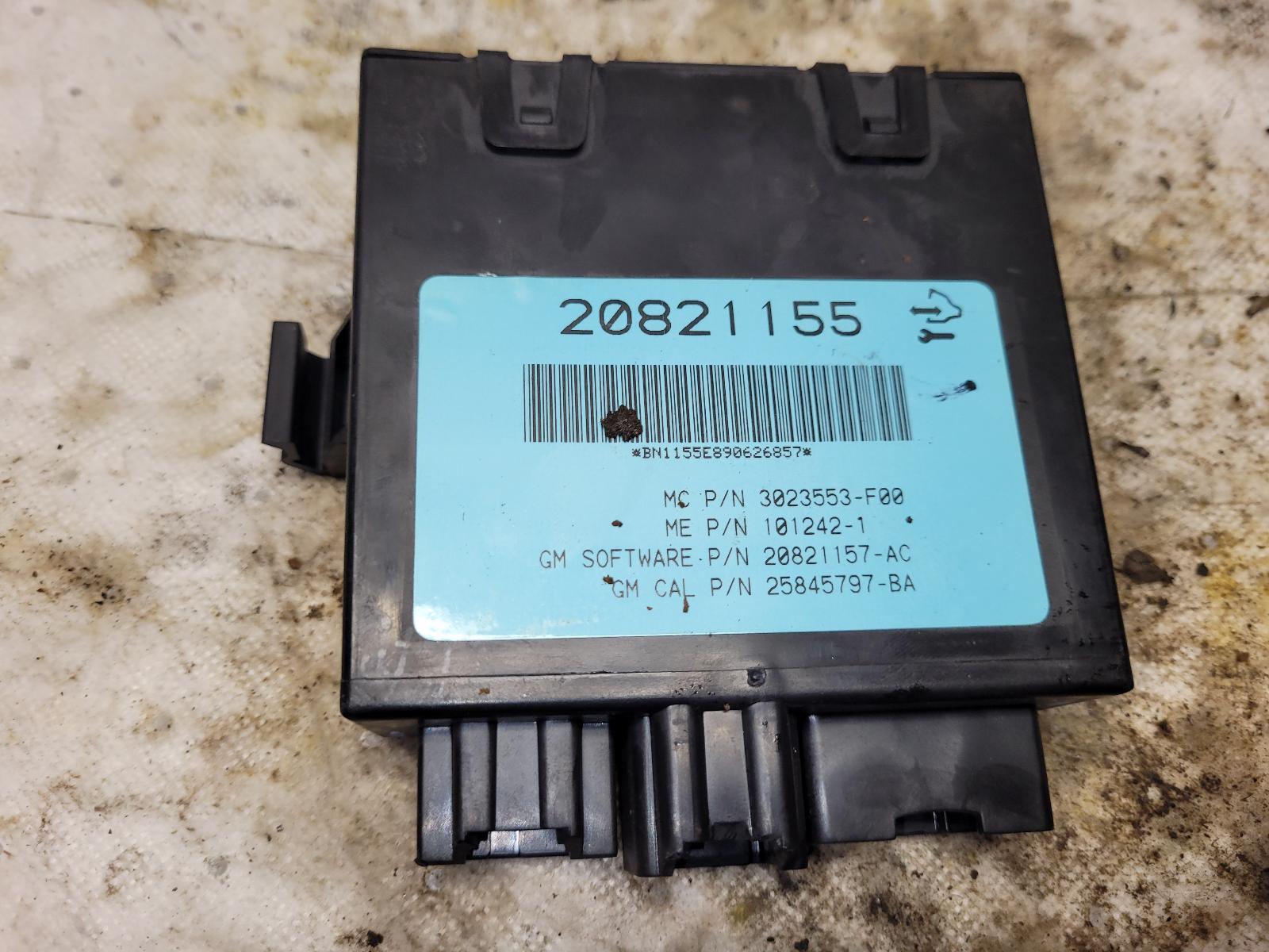 Chassis Control Module for Chevrolet, GMC, Cadillac, Buick and Saturn vehicles