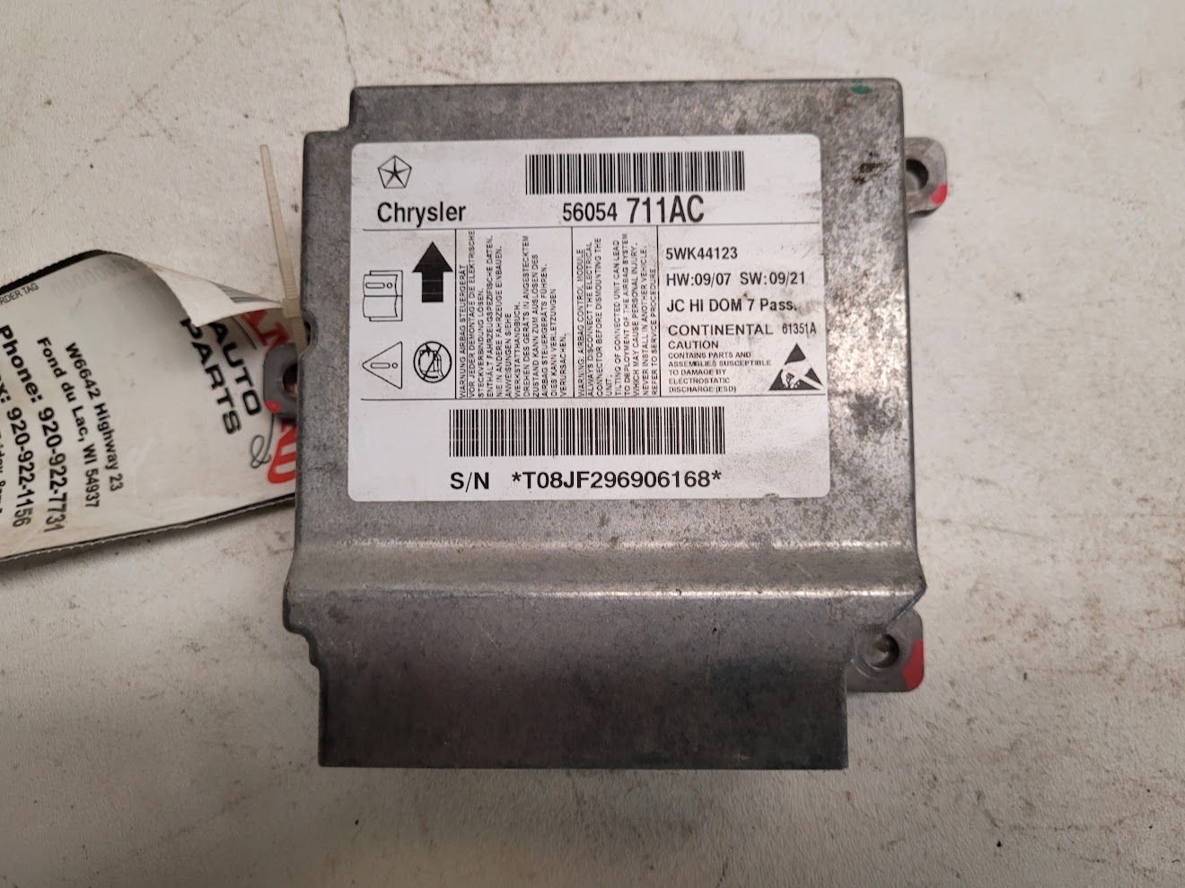 Chassis Control Module for Dodge vehicles